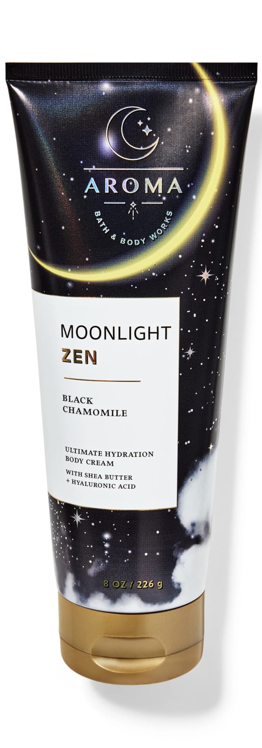 Bath & Body Works Sleep Black Chamomile Body Wash & Foam Bath Set with Hydrating Body Lotion & Cream - Moonlight Zen Aromatherapy for Relaxation & Better Sleep
