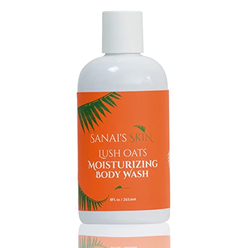 Lush Oats Moisturizing Body Wash with Oatmeal & Rosemary - Soothing Dry Skin Care for Sensitive Skin | Perfect for Daily Shower & Post-Workout Hydration