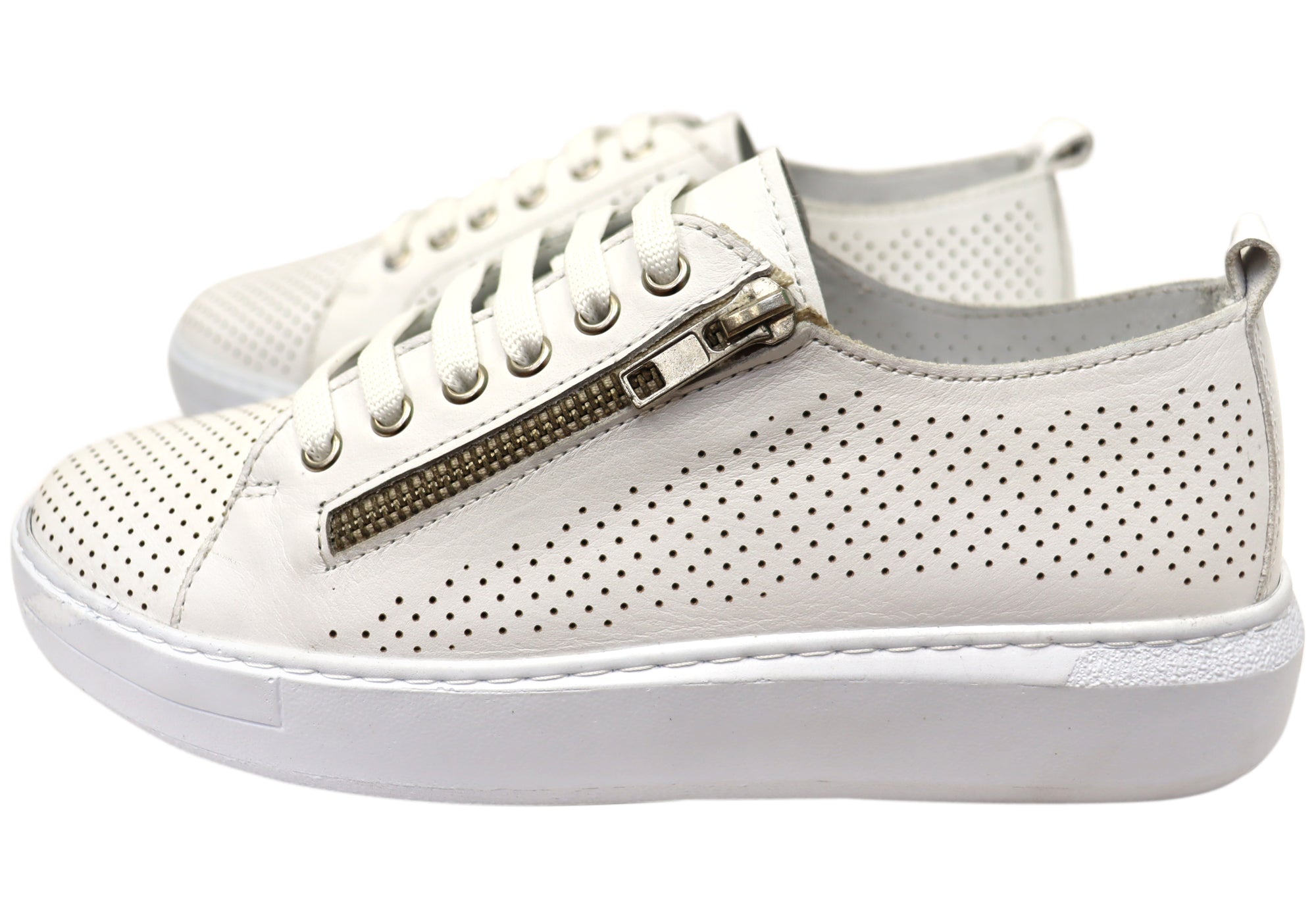 Orizonte Aldina Women's Comfortable Leather Casual Shoes - European Style for Walking, Travel & Everyday Wear