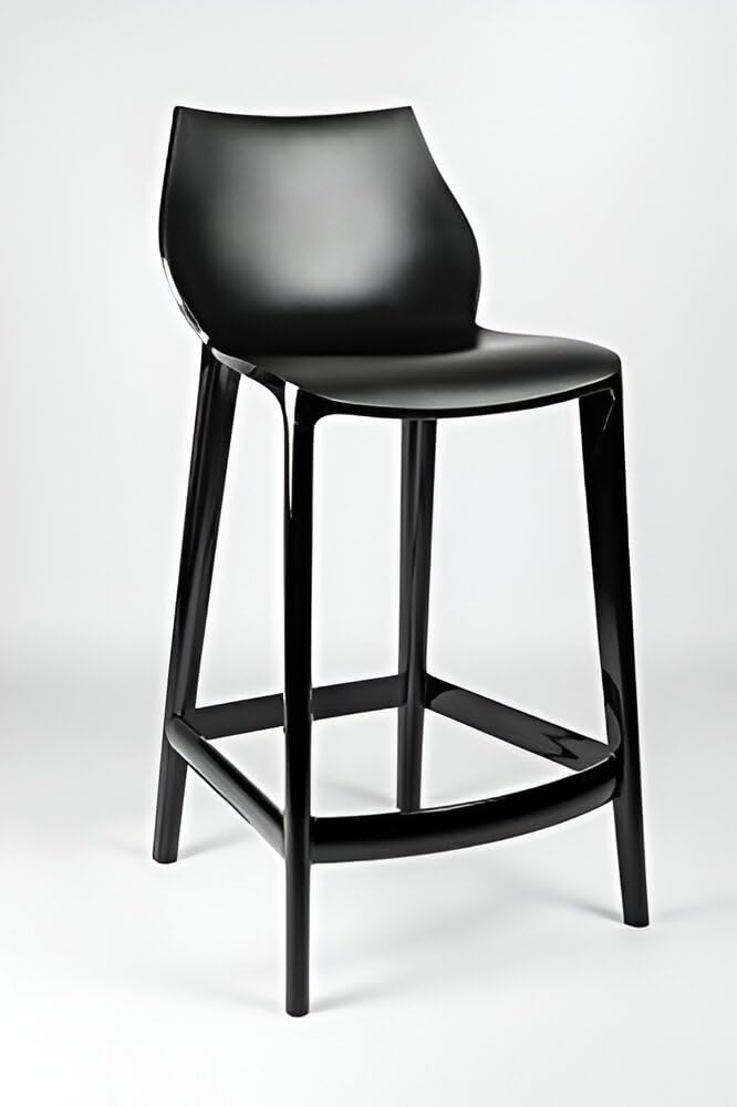 Modern Colorful Polypropylene Kitchen Stool Set - 3 Pack, 26