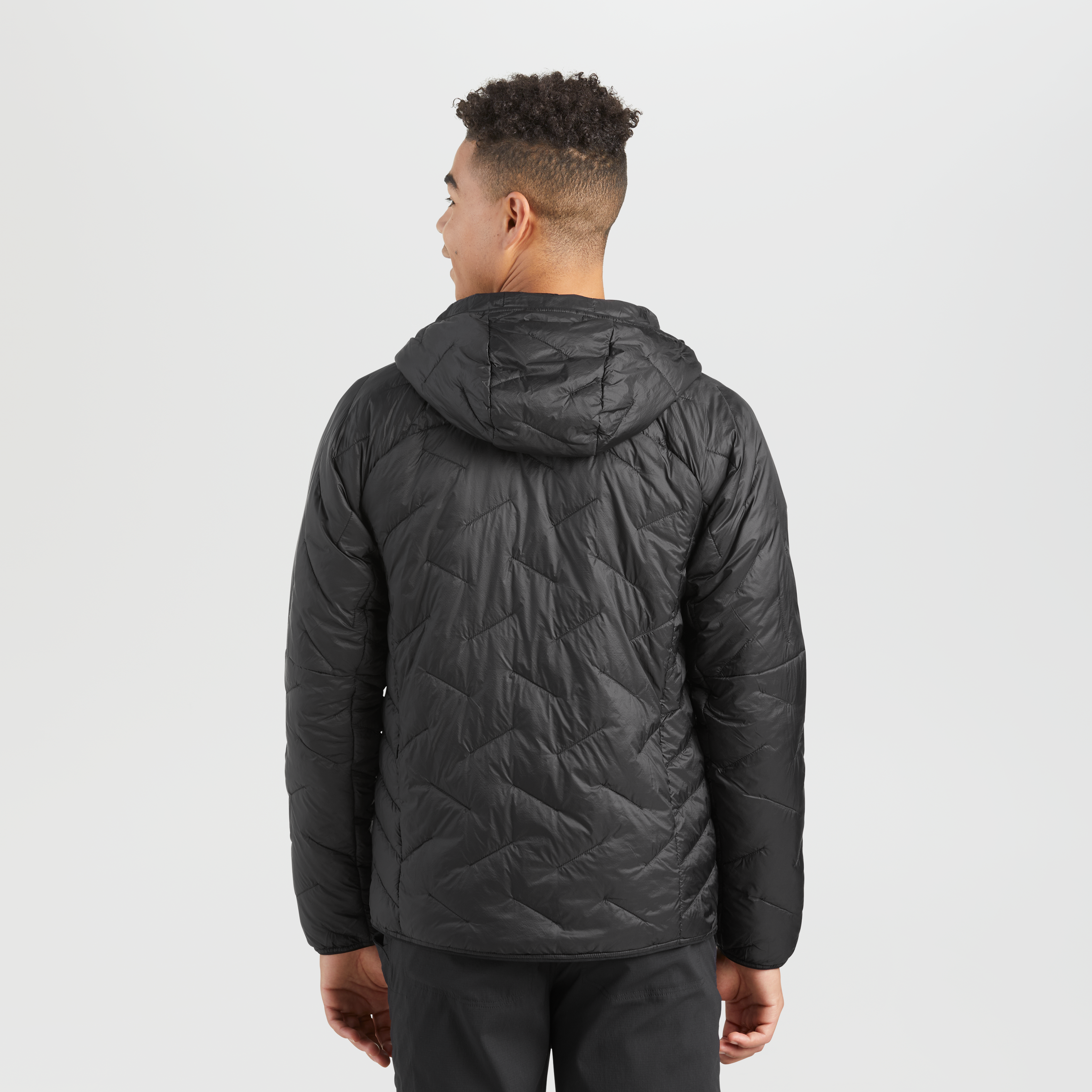 Men's SuperStrand LT Hoodie - Lightweight Waterproof Outdoor Jacket for Hiking & Camping | Windproof Fleece-Lined Pullover for Cold Weather Activities
