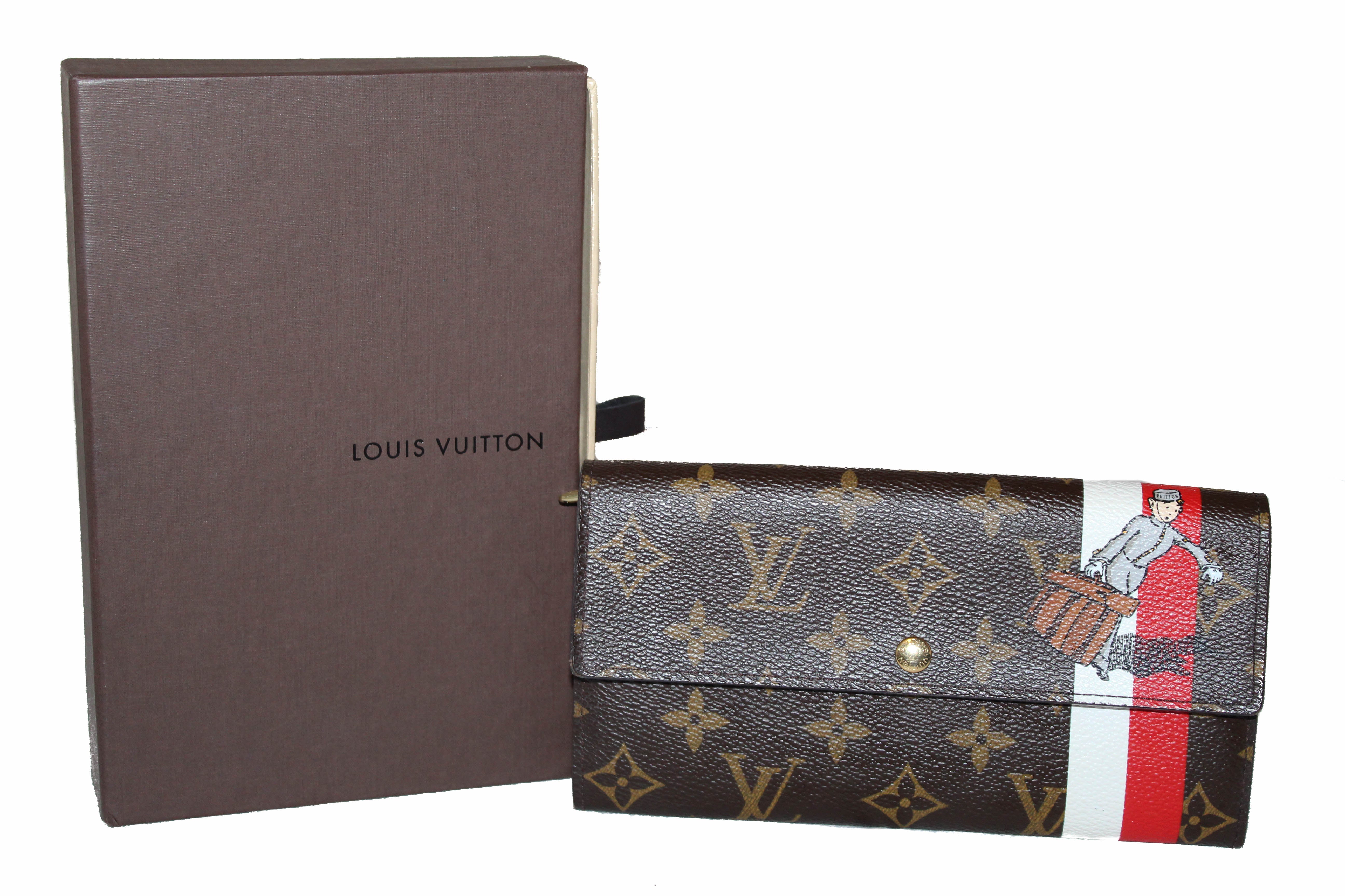 Authentic Louis Vuitton Limited Edition Monogram Sarah Wallet for Women - Luxury Designer Crossbody Clutch for Parties, Travel & Everyday Use