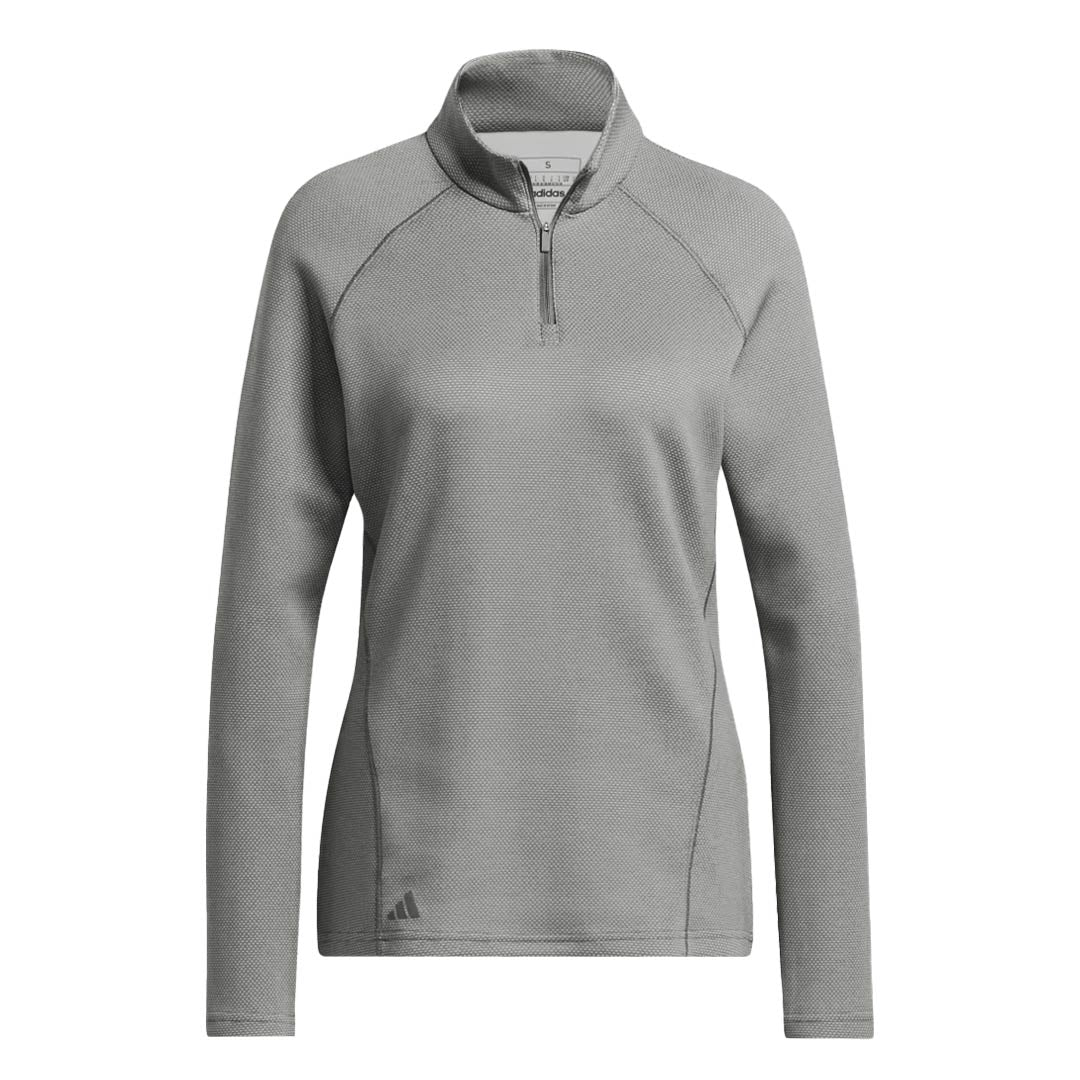 Adidas Women's 1/4 Zip Golf Pullover IC3519 - Lightweight Stretch Performance Top for Golfing & Outdoor Activities