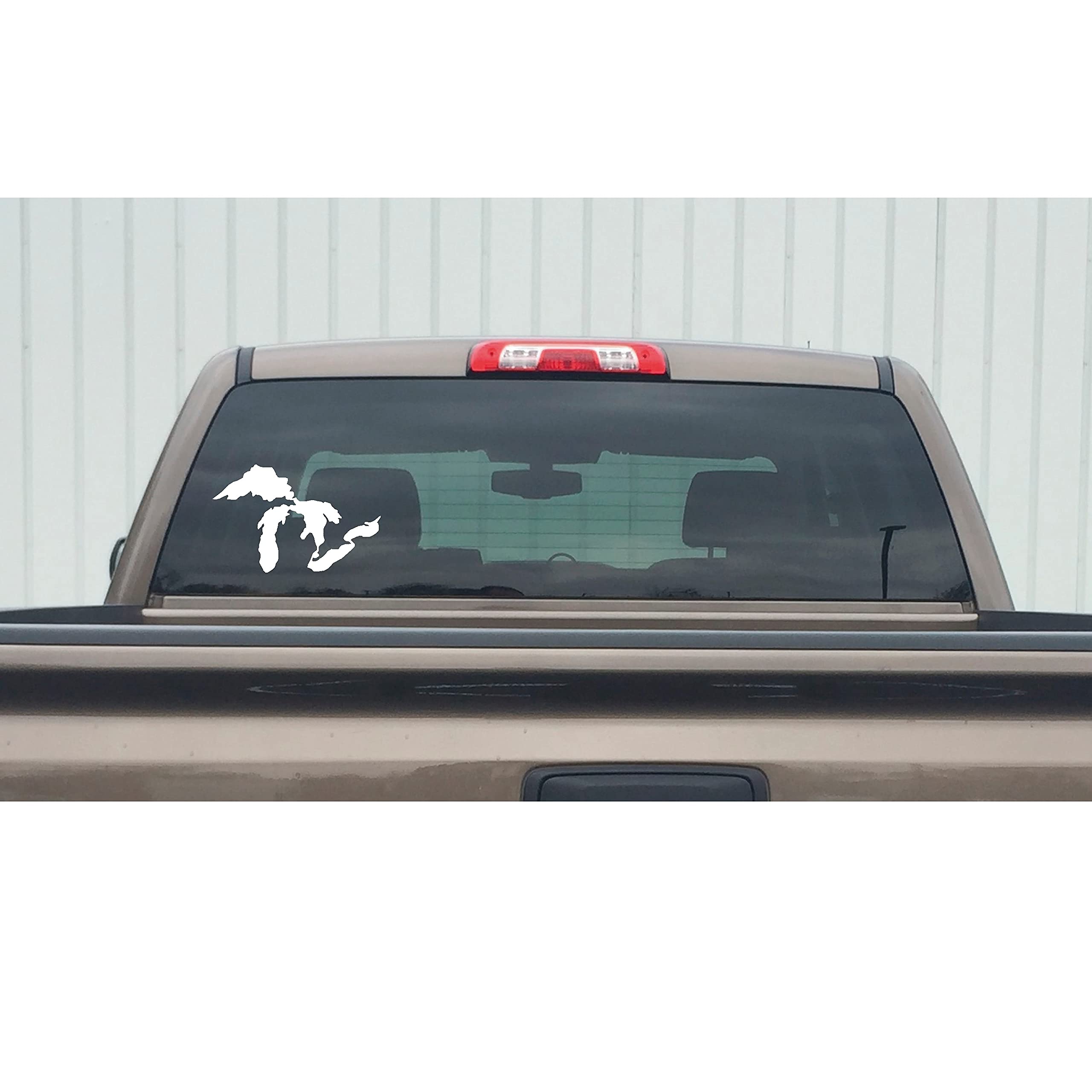GREAT LAKES II Window Decal Sticker - Medium Black Waterfowl Decal for Cars, Trucks & Boats - 7493-SW-1 - Perfect for Hunting Enthusiasts & Outdoor Lovers