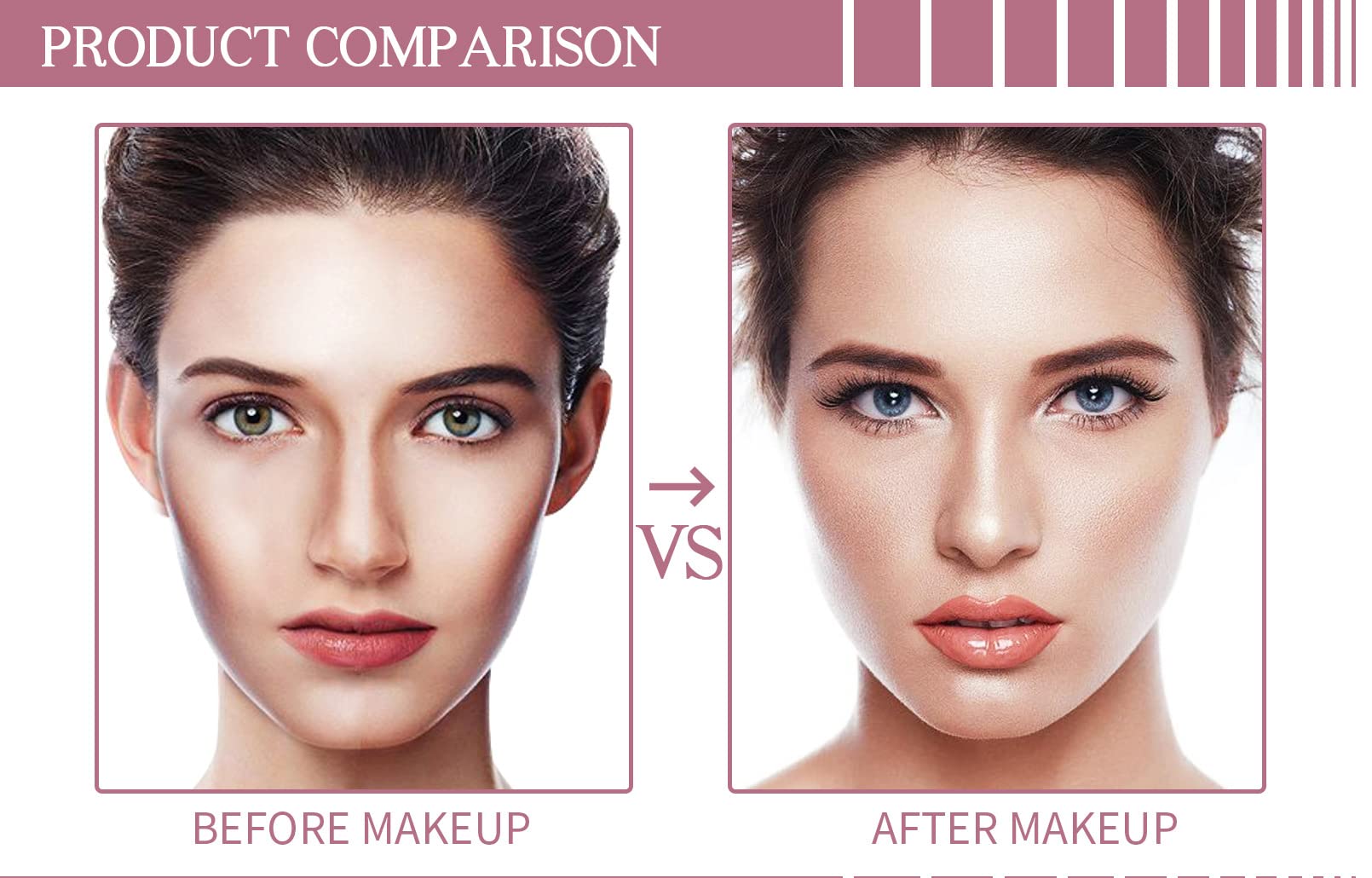 Contour Stick Makeup Set - 1 Pack Shimmer Highlighter & Moisturizer Blush Stick for Lips, Cheeks - Anti-Aging Face Cosmetics for Mature Skin & Older Women | Perfect for Daily Makeup & Professional Contouring