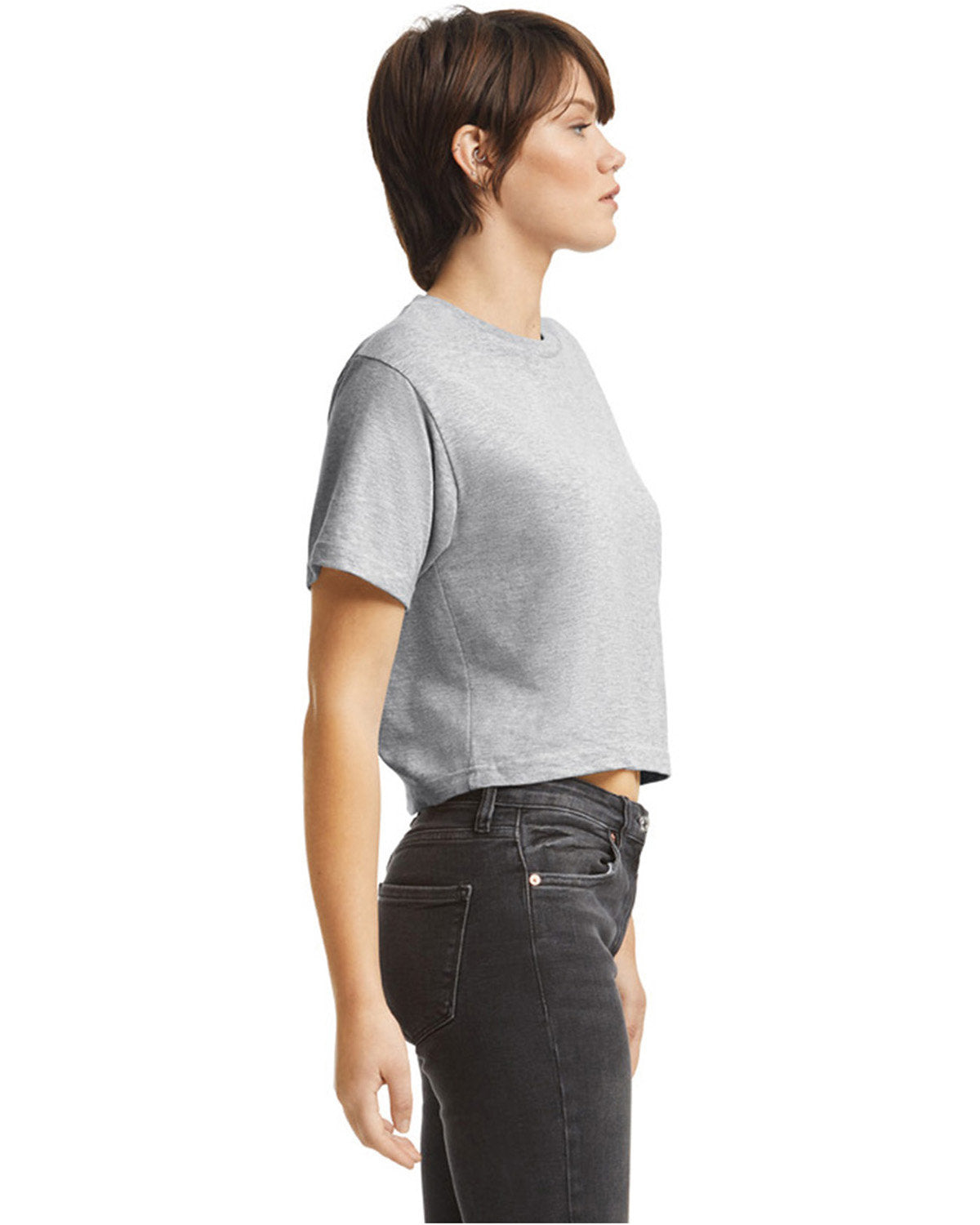 American Apparel 102AM Women's Premium Cotton Boxy T-Shirt - Soft Relaxed Fit Casual Tee for Everyday Wear, Lounge & Street Style