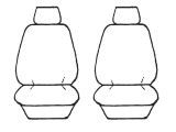 Premium Black Seat Covers Set for Toyota Corolla Hatchback (2001-2007) - 2 Rows Custom Fit Protection - TOYCORAH02 07 - Perfect for Road Trips, Daily Commute & Car Interior Upgrade