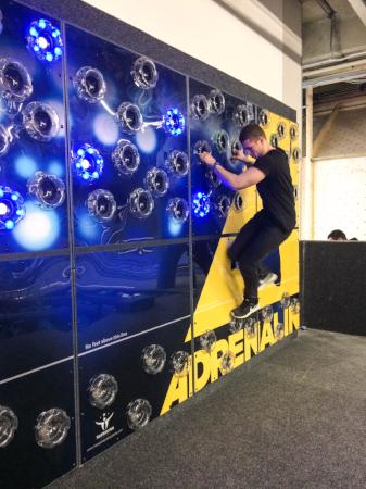 Trailblazer Interactive Climbing Wall - Indoor/Outdoor Kids Play Equipment for Home & School - Perfect for Birthday Parties, Gym Classes & Backyard Adventures
