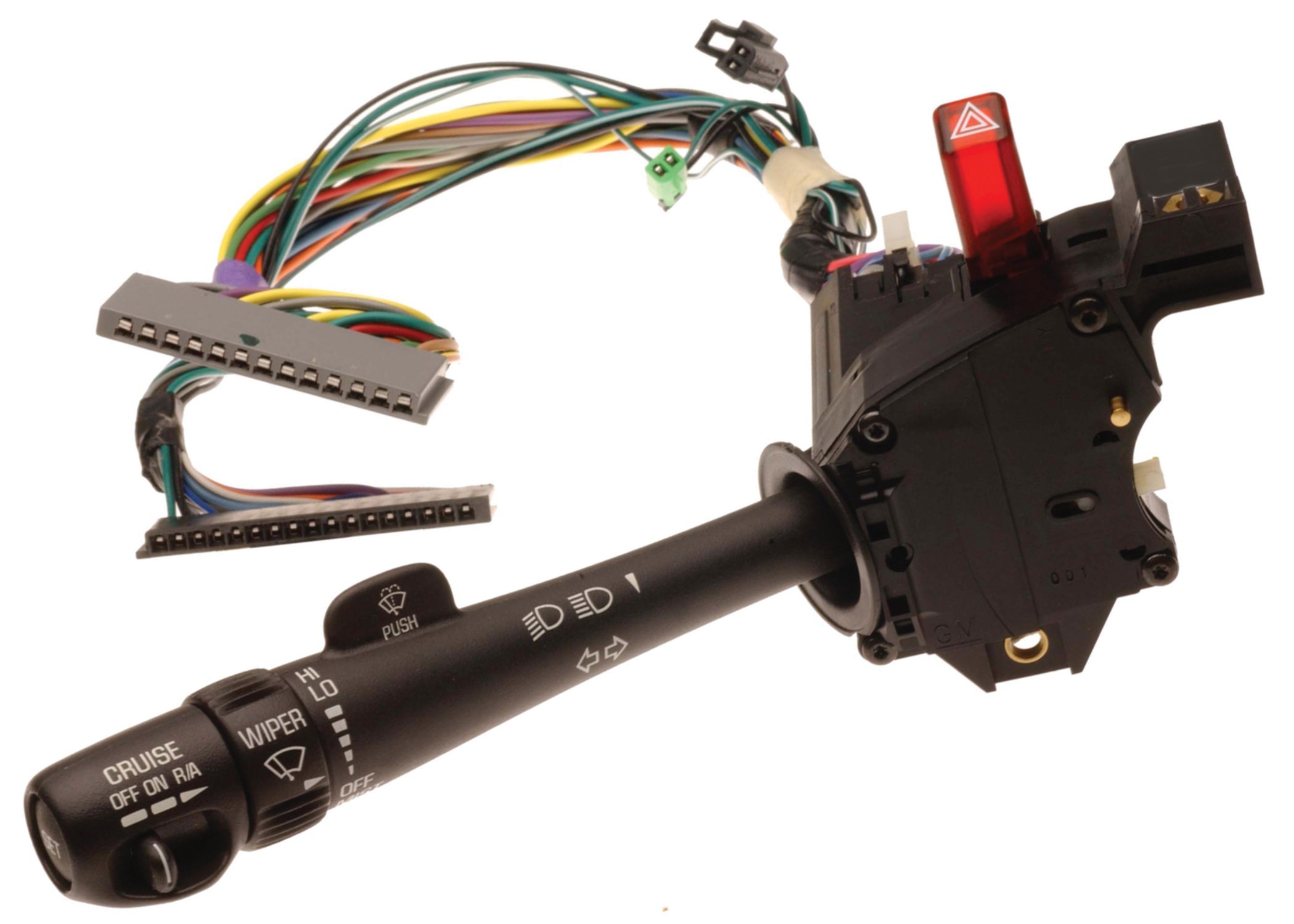 GM Genuine Parts D6254C Multi-Function Switch - Turn Signal, Headlight Dimmer & Windshield Wiper/Washer Control Lever | Compatible with Select GM Vehicles | Perfect for Night Driving and Inclement Weather Conditions