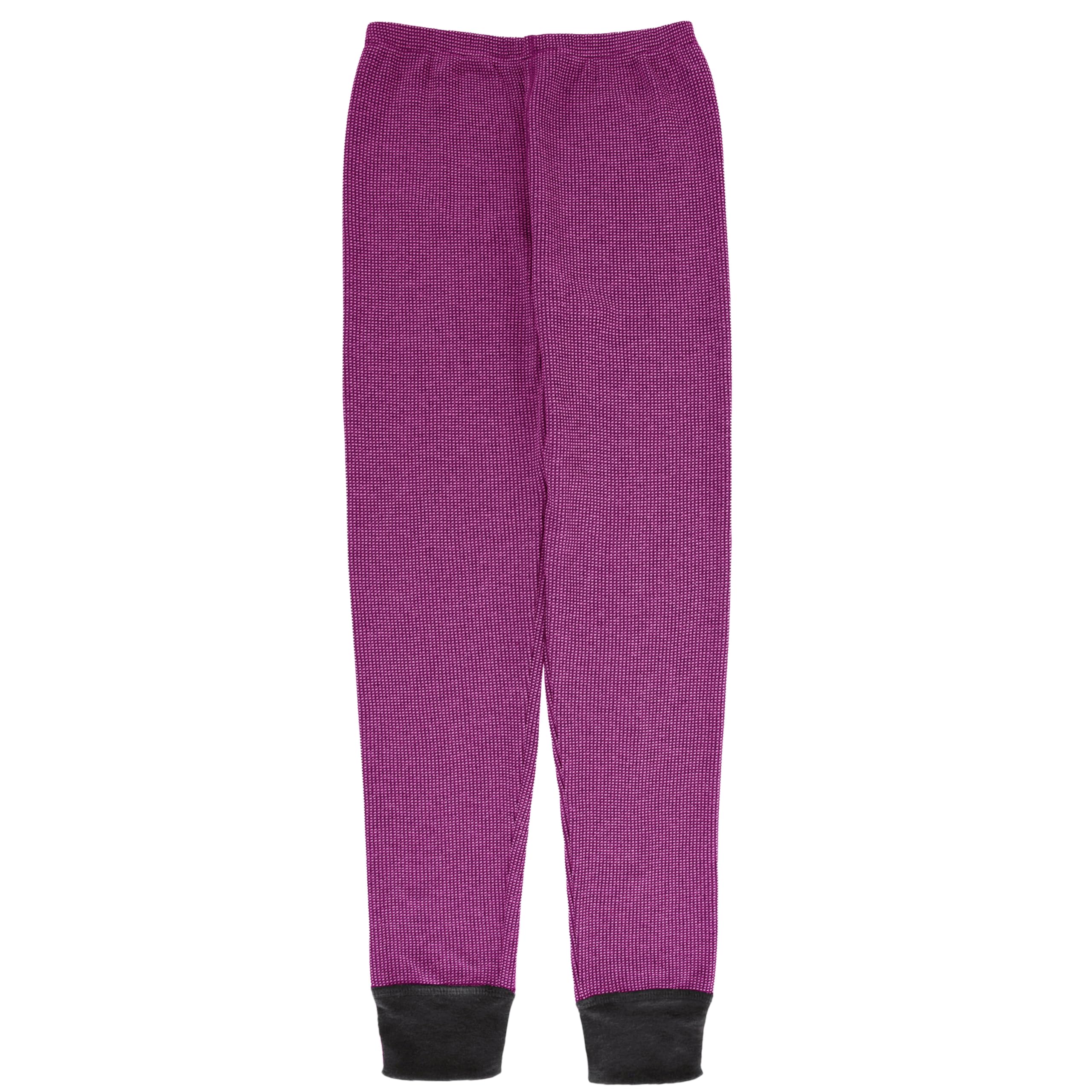 Fruit of the Loom Girls Premium Thermal Waffle Underwear Set - Soft Cotton Long Underwear for Winter Warmth - Perfect for Cold Weather, Layering & Outdoor Activities