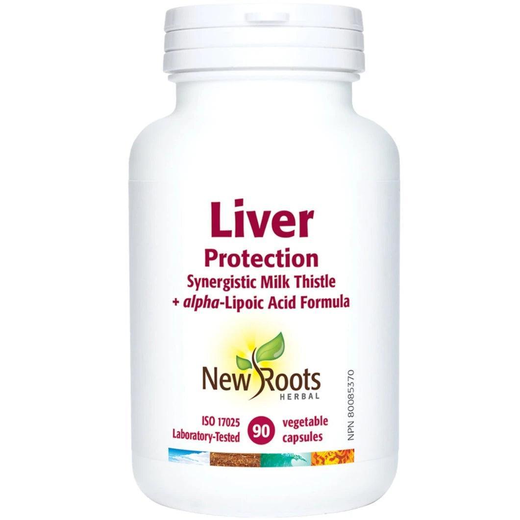 New Roots Liver Protection Supplement - 90/180 Vegetarian Capsules for Detox & Liver Support | Natural Liver Cleanse for Daily Health & Wellness