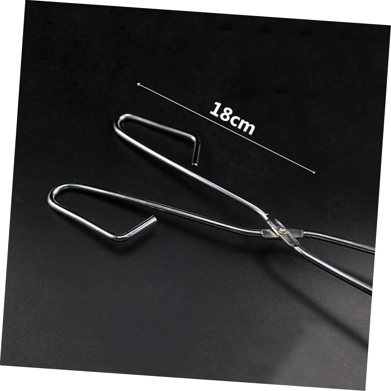 2PCS 60cm Heavy Duty Stainless Steel Scissor Tongs - Grill Tools & Garbage Pickup Clamp for Outdoor BBQ, Camping, Picnics & Trash Collection - Durable & Portable Kitchen & Cleaning Accessories