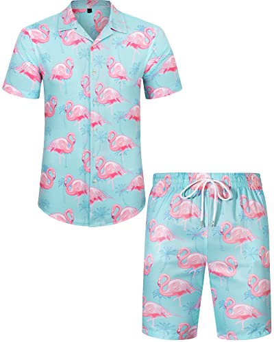 Blue-pink Flamingo