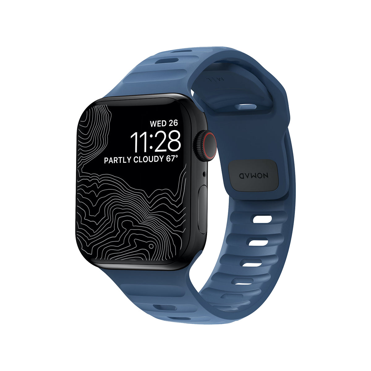 NOMAD Sport Band for Apple Watch (40mm, 42mm) - Navy Blue Strap | Durable, Comfortable & Waterproof | Perfect for Running, Swimming & Outdoor Activities