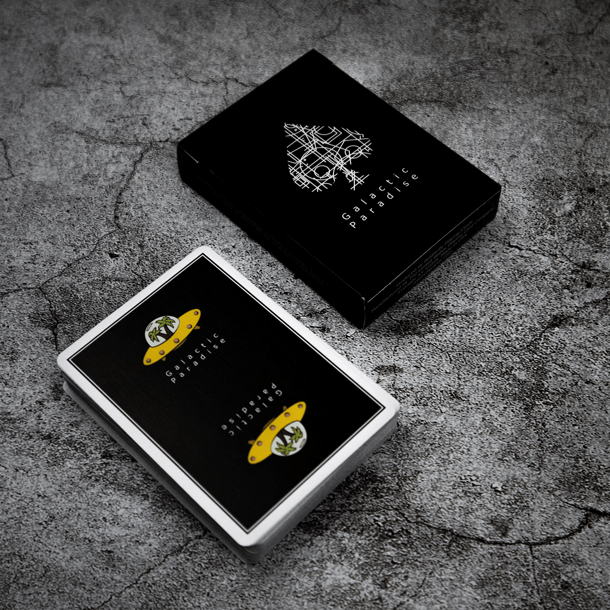 Galactic Paradise Playing Cards - Premium 54-Card Deck for Poker, Magic Tricks & Card Games | Perfect for Parties, Travel & Family Game Nights