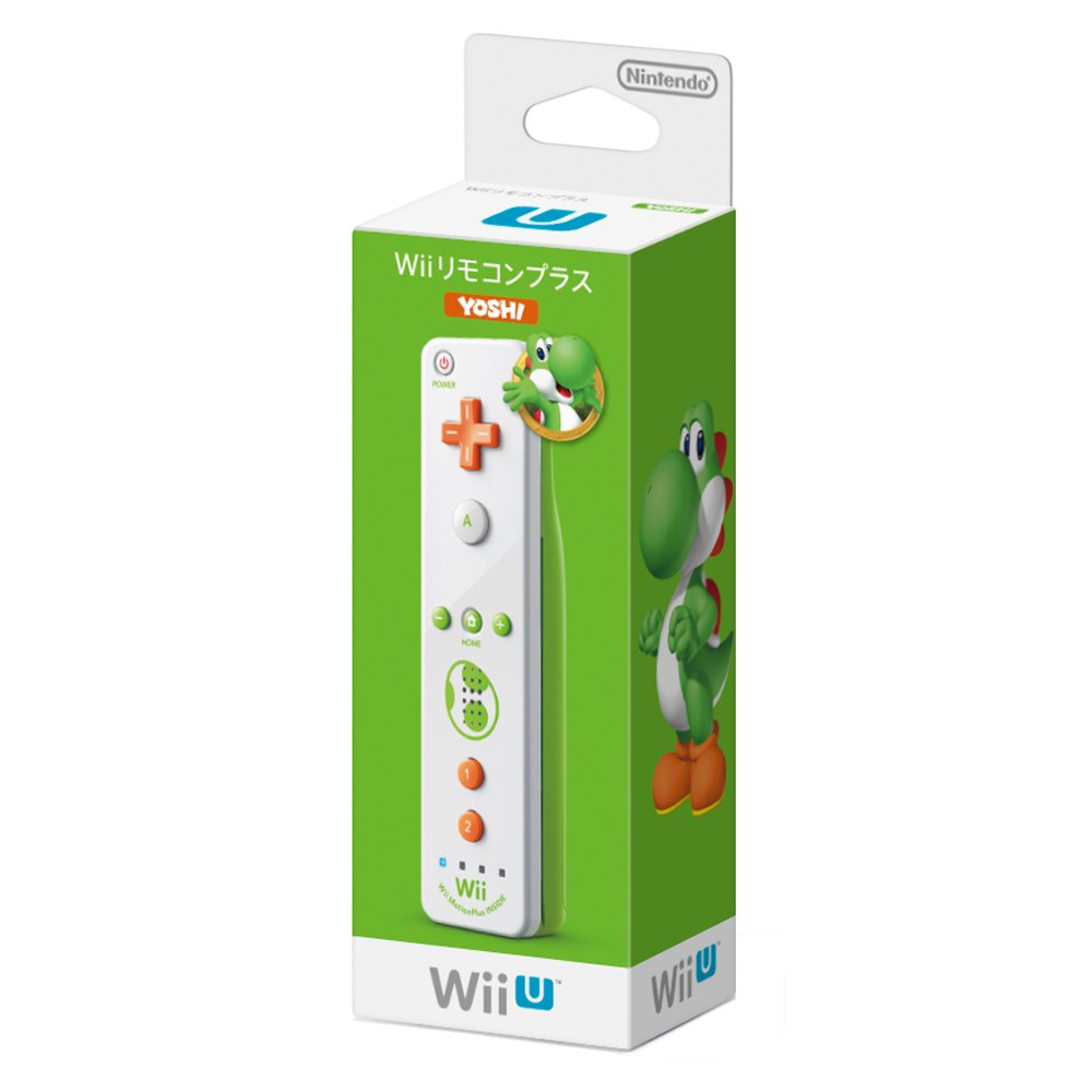 Original Nintendo Wii Remote Plus Controller - Yoshi Green Edition - Compatible with Wii & Wii U Consoles - Perfect for Multiplayer Gaming & Motion Control Fun