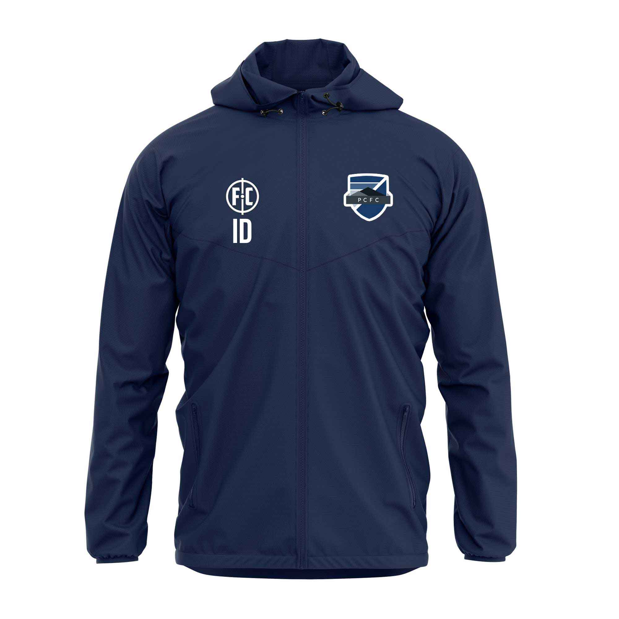 Porirua City FC Shower Jacket - Waterproof Windbreaker for Soccer Training & Outdoor Activities - Perfect for Rainy Days & Sports Events