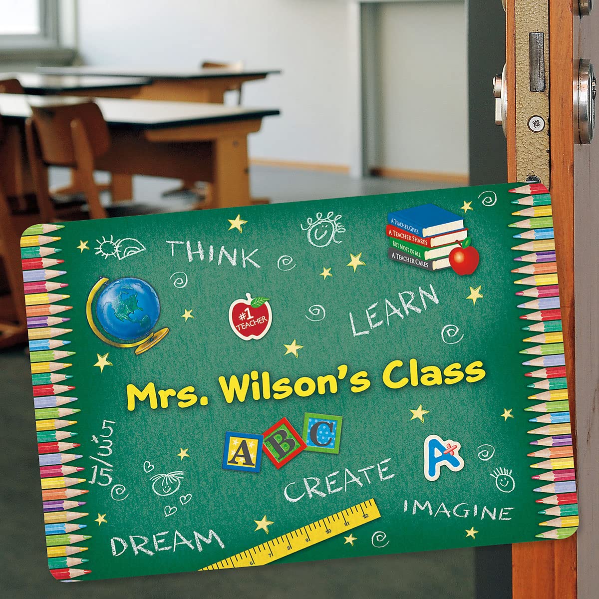 Personalized Teacher's Welcome Mat - 27