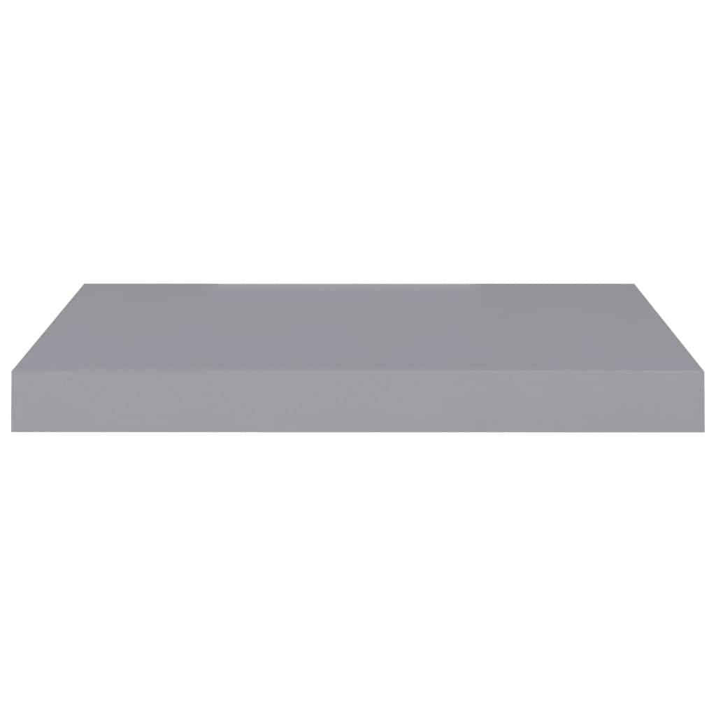 Modern Floating Wall Shelf - Gray Ledge Floating Shelf for Bedroom, Living Room, Kitchen & Office - 19.7