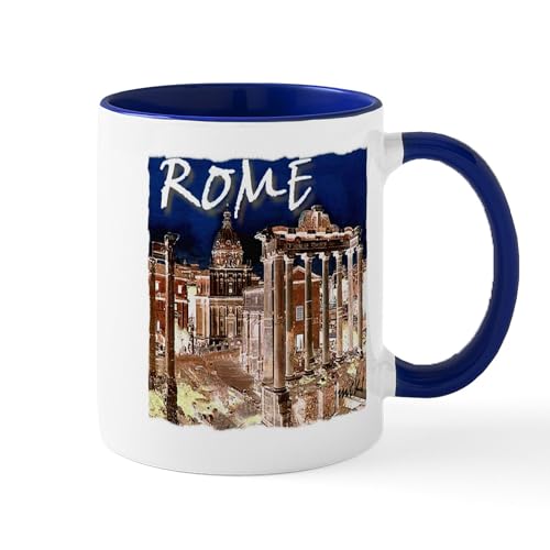 White/Navy Inside - Ancient Rome Mug