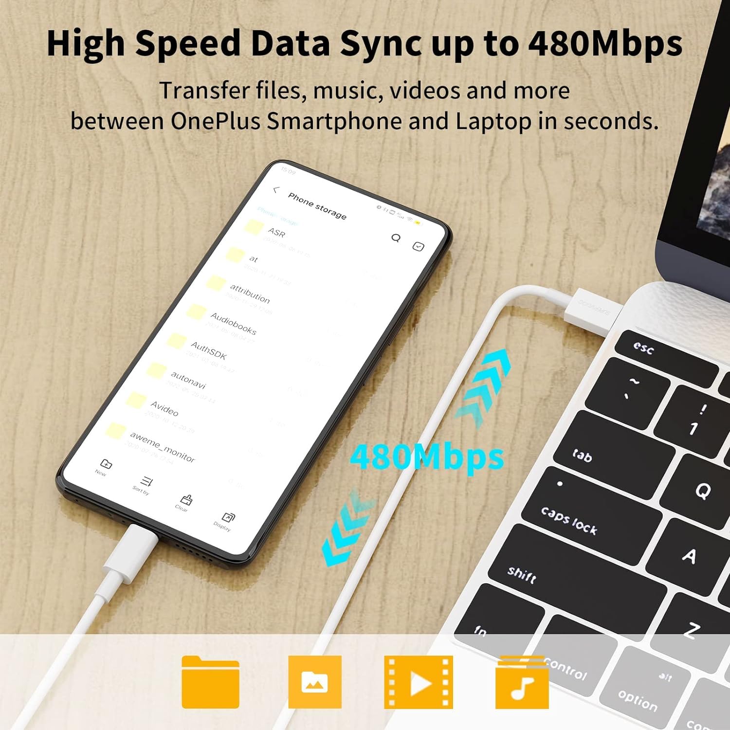 Original Realme 100W SuperVOOC USB Type-C Fast Charging Cable - Compatible with Realme 12 Pro+/11 Pro+/11/10/9 Pro/Narzo 60 Pro/60/50/50 Pro/30 - Supports 65W SuperDart & 33W Dart Charging - Quick Charge & Data Sync - Perfect for Home, Office & Travel (White)