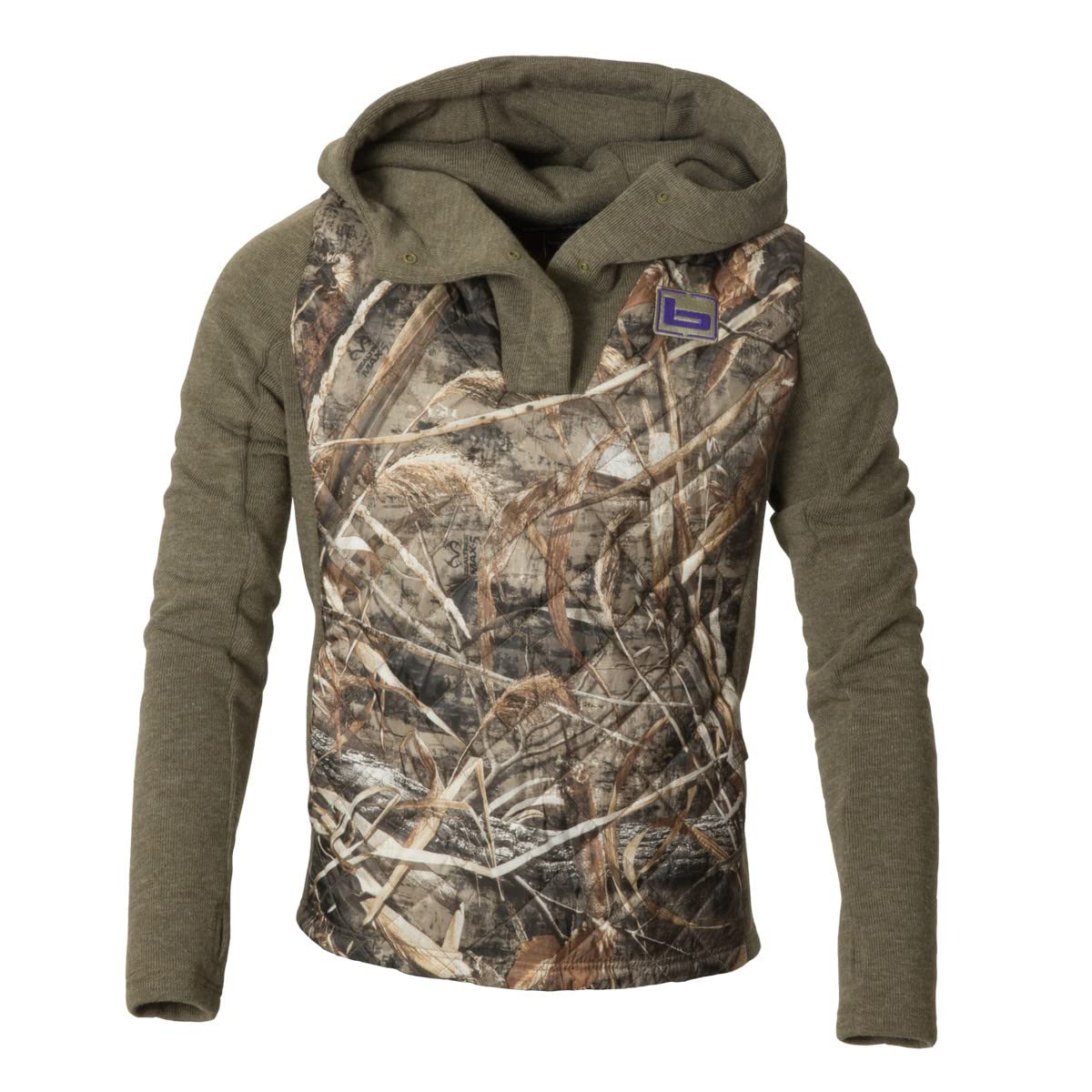 Banded Gear Women's Kinetic Hybrid Camo Hoodie - Lightweight Performance Pullover for Outdoor Workouts, Hiking & Casual Wear