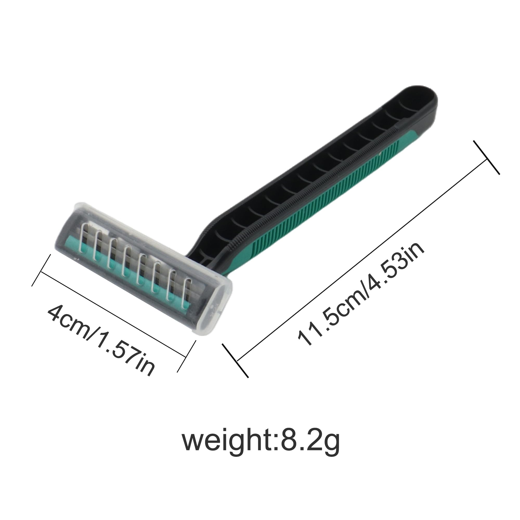 100 Pcs Disposable Razors - Individually Wrapped Twin Blade Stainless Steel Razors with Safety Cap for Men & Women | Bulk Razors for Travel, Hotels, Shelters, Airbnbs, Personal Grooming & Emergency Kits | Smooth Shaving for Face, Legs & Body Care