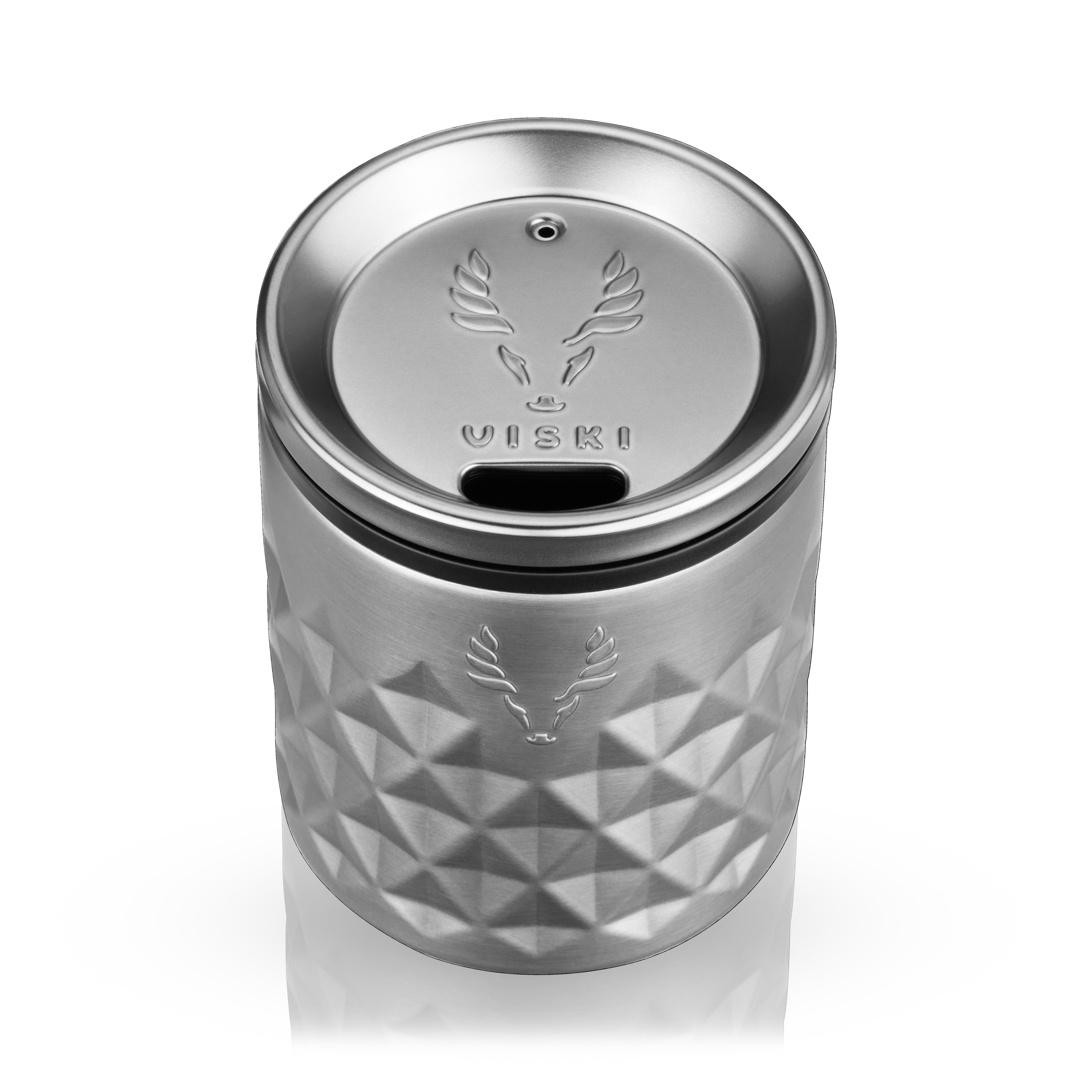 Premium Stainless Steel Tumbler with Platinum Finish - Insulated Double Wall Vacuum Mug for Hot & Cold Drinks - Perfect for Office, Travel, Gym, and Outdoor Adventures
