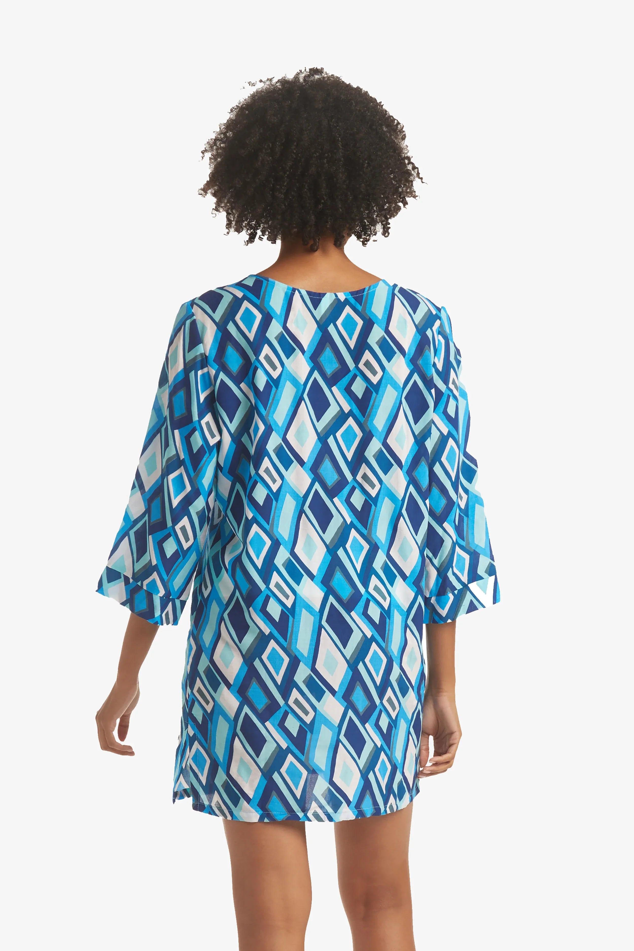 Elegant Lace Front Tunic Top - Paros Collection | Women's Fashion Blouse for Casual Wear, Office & Special Occasions