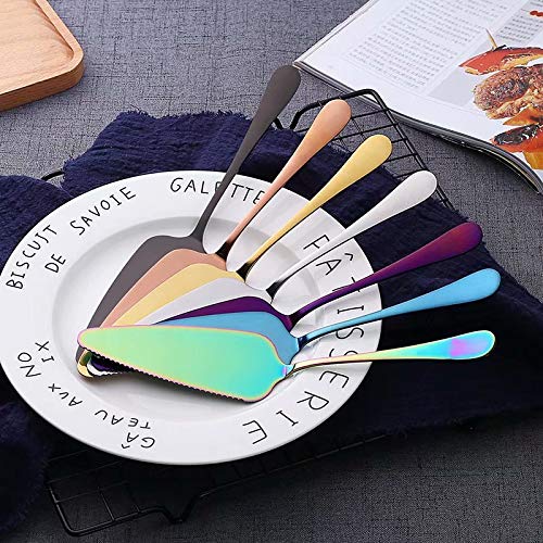 6-Piece Stainless Steel Cake Server Set - Cake Cutter & Pie Shovel for Birthday, Wedding & Dessert Serving (Durable & Elegant) - Perfect for Parties, Baking & Home Kitchen Use