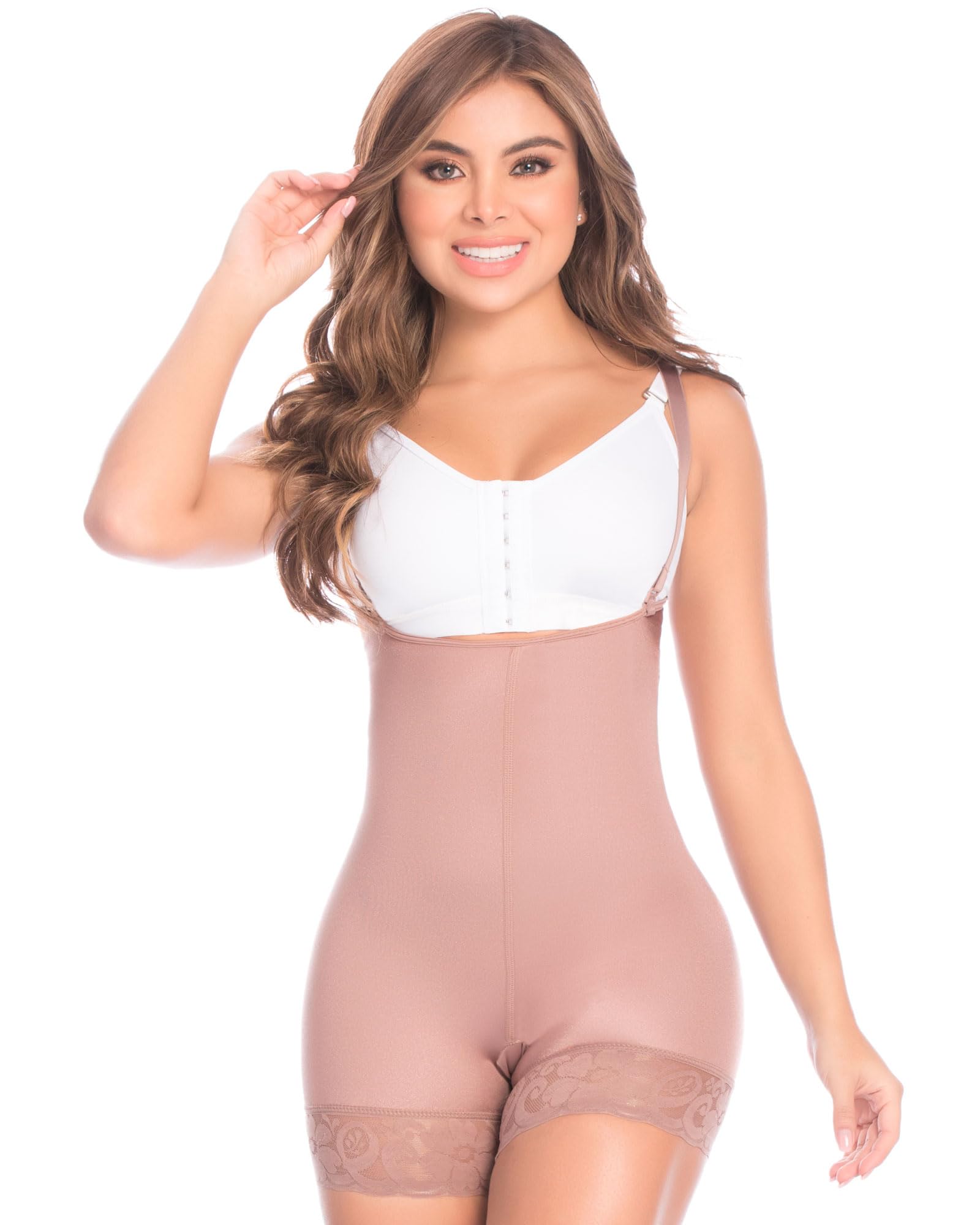 DELIÉ by Fajas DPrada 09075 Colombian Postpartum Girdle - Full Body Shaper for Women | Post-Surgery Recovery & Slimming Shapewear for Everyday Wear