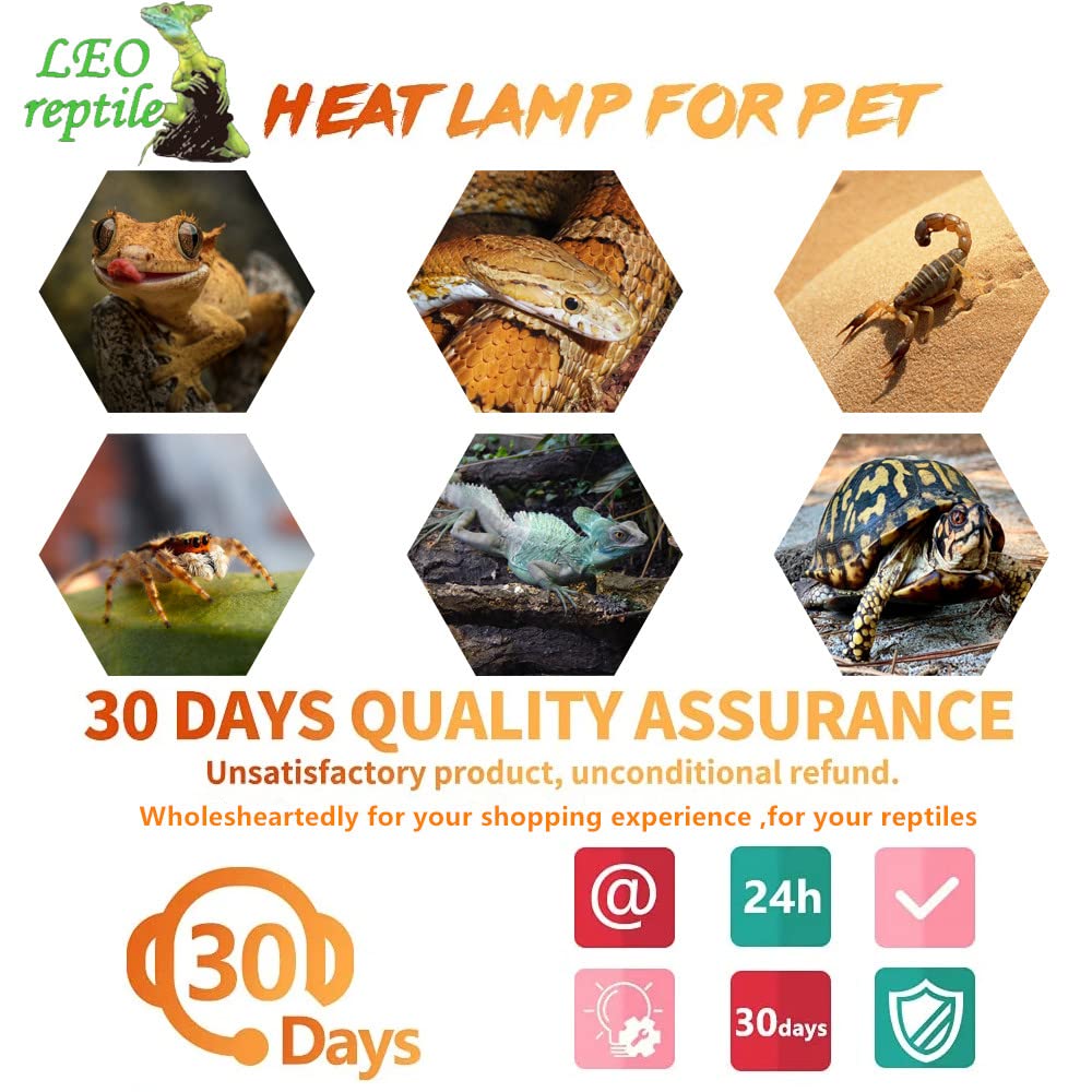 2PCS 50W Ceramic Heat Emitter Bulbs - Infrared Heat Lamp for Reptile Tanks, Hedgehogs, Chicken Coops, Dog Houses & Cat Use - Durable No-Light Heating Solution for Pets - Perfect for Terrariums, Brooders & Winter Pet Care