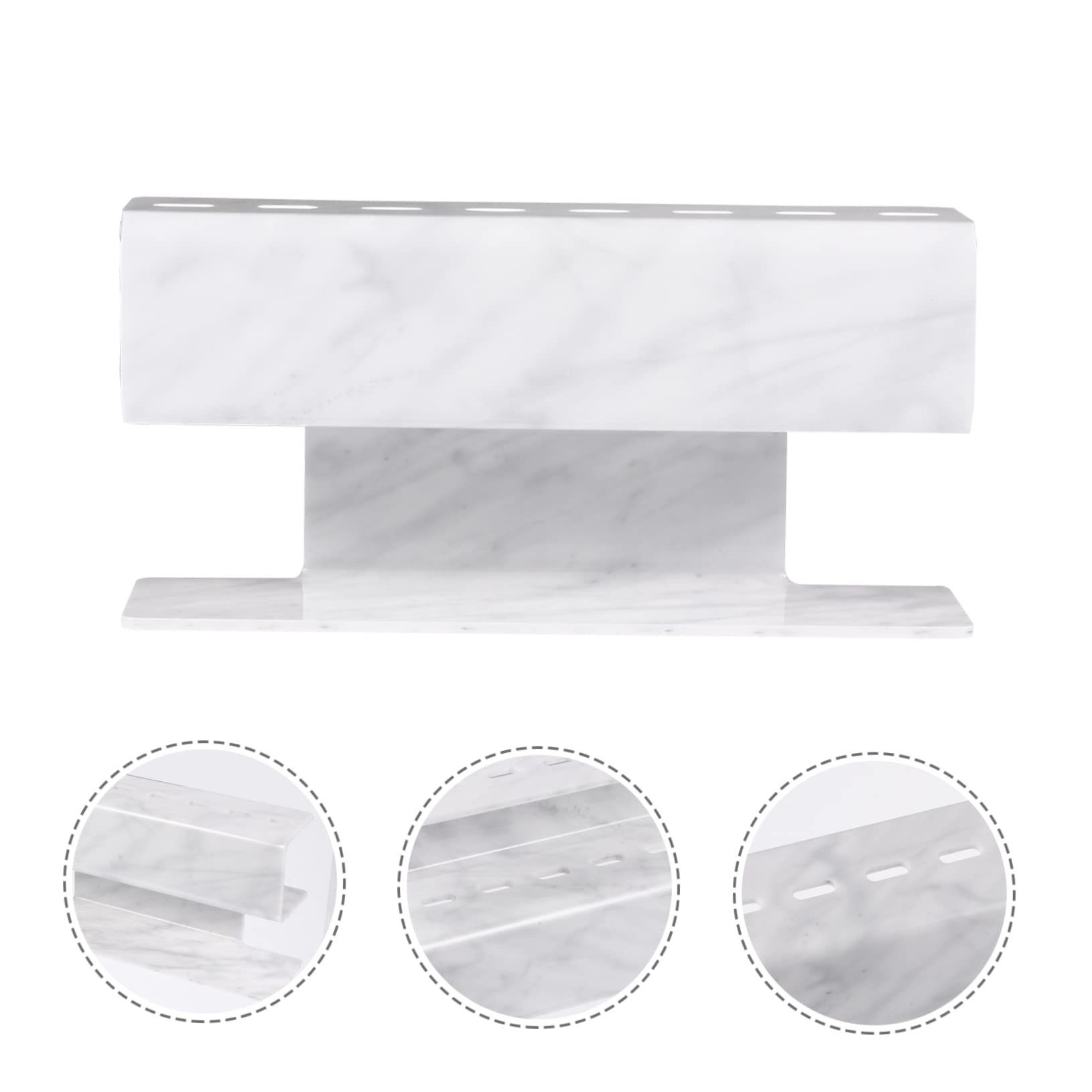 Healeved Acrylic Eyelash Tweezer Holder & Organizer Stand - 17x8cm Makeup Tool Display for Eyelash Extensions, Salon & Professional Use - Perfect for Beauty Counter Organization and Tweezer Storage
