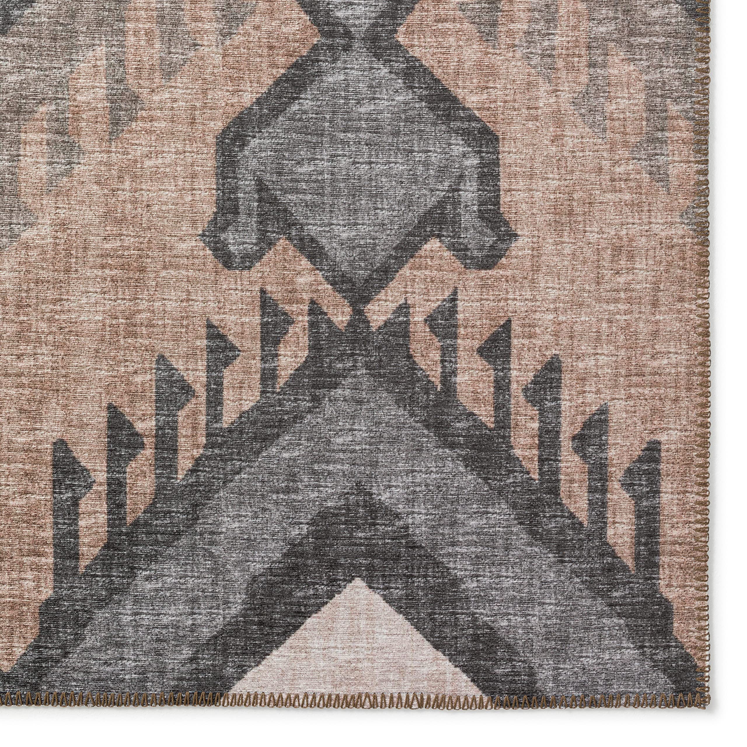 Addison Rugs Yuma AYU32 Desert 9' x 12' Area Rug - Southwestern Style Handmade Wool Carpet for Living Room, Bedroom & Home Decor