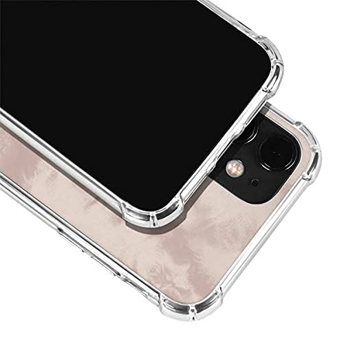 Clear Protective Phone Case for iPhone 12 Mini - Taupe Tie Dye Design | Slim Fit, Scratch Resistant | Perfect for Everyday Use, Travel & Work