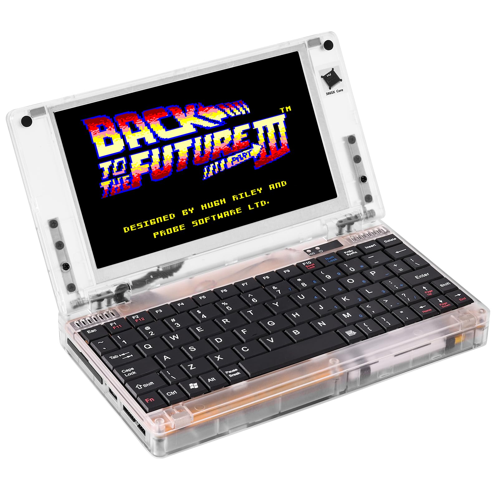 Yekavo Retro Pocket 386 CPU XT PC Laptop - 90s Mini Laptop Compatible with Windows 3.1 & MS-DOS | OPL3 Sound Card, VGA Graphics, LCD Screen | Vintage Computing, Gaming & Collectible for Retro Tech Enthusiasts