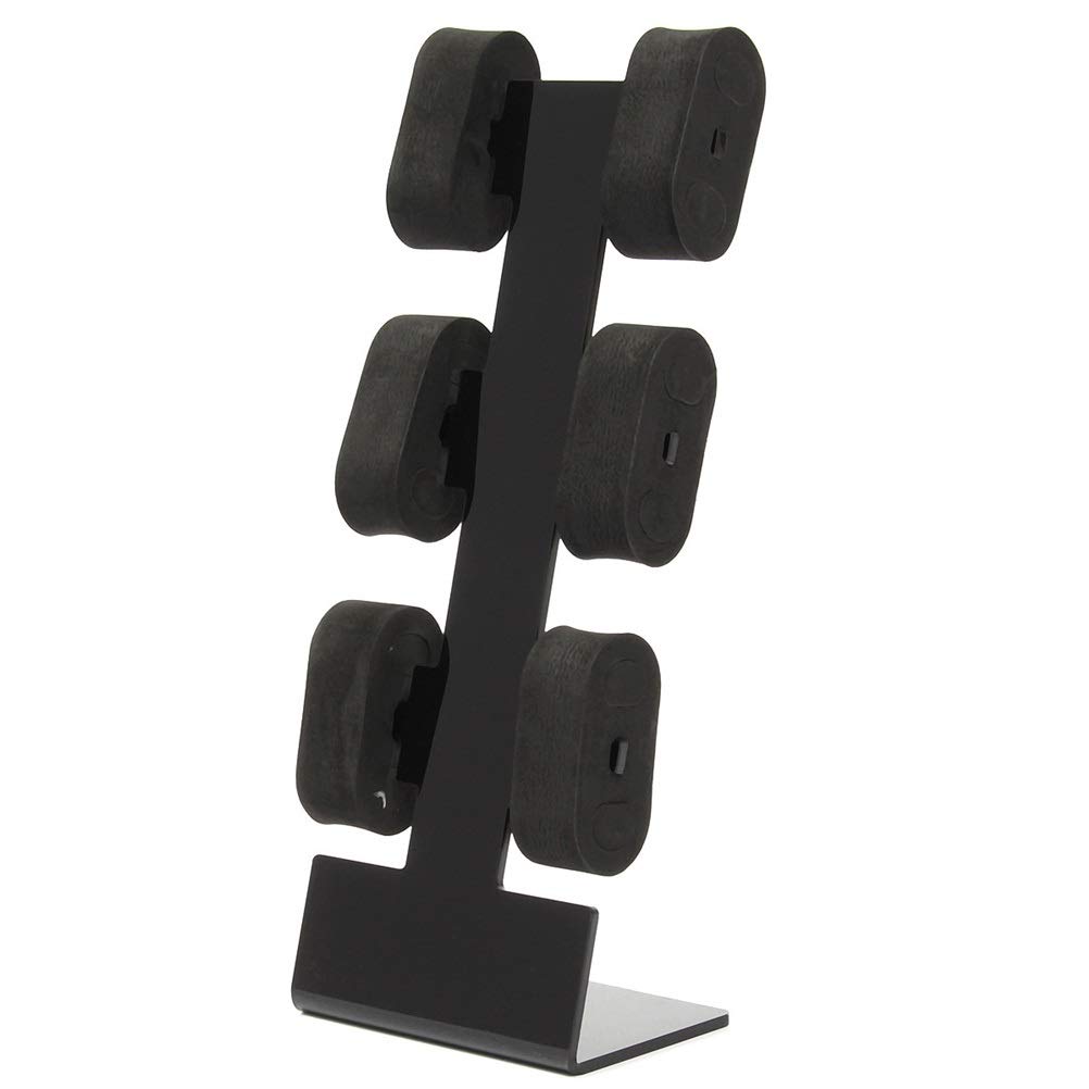 GSDNV Acrylic Jewelry Bracelet Watch Stand Rack Holder - Portable Watch Storage Box & Jewelry Display Case for Watches, Bracelets, Rings - Perfect for Retail Stores, Boutiques, Home Display and Organizing Jewelry Collections