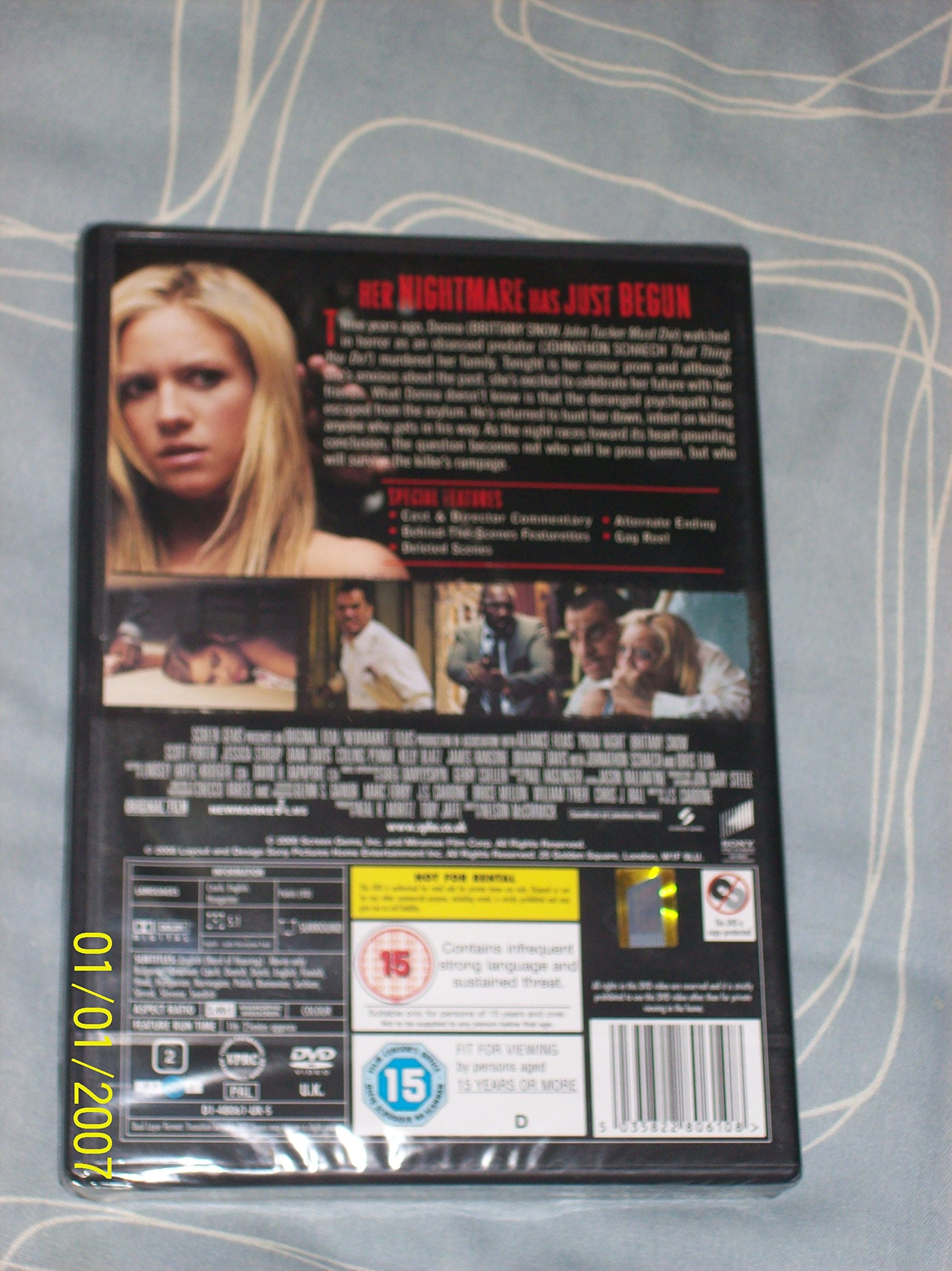Prom Night [DVD] [2008] - Teen Horror Movie for High School Parties & Sleepovers | Scary Film Night Entertainment