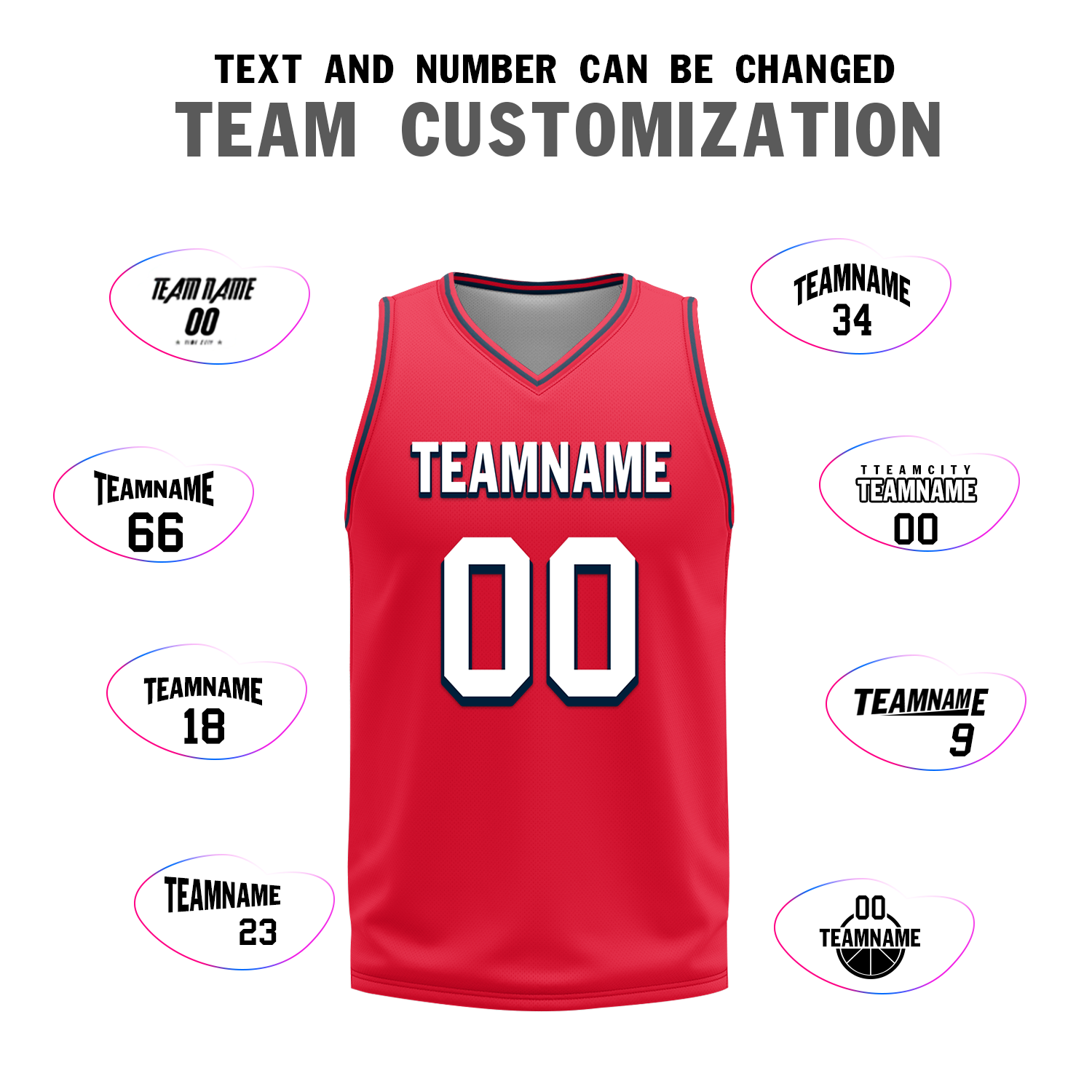 Custom Blue & Red Reversible Basketball Jersey - Personalized COOLMAX BBJR D017021 - Breathable Team Uniform for Men & Women - Perfect for Games, Practice & Fan Gear