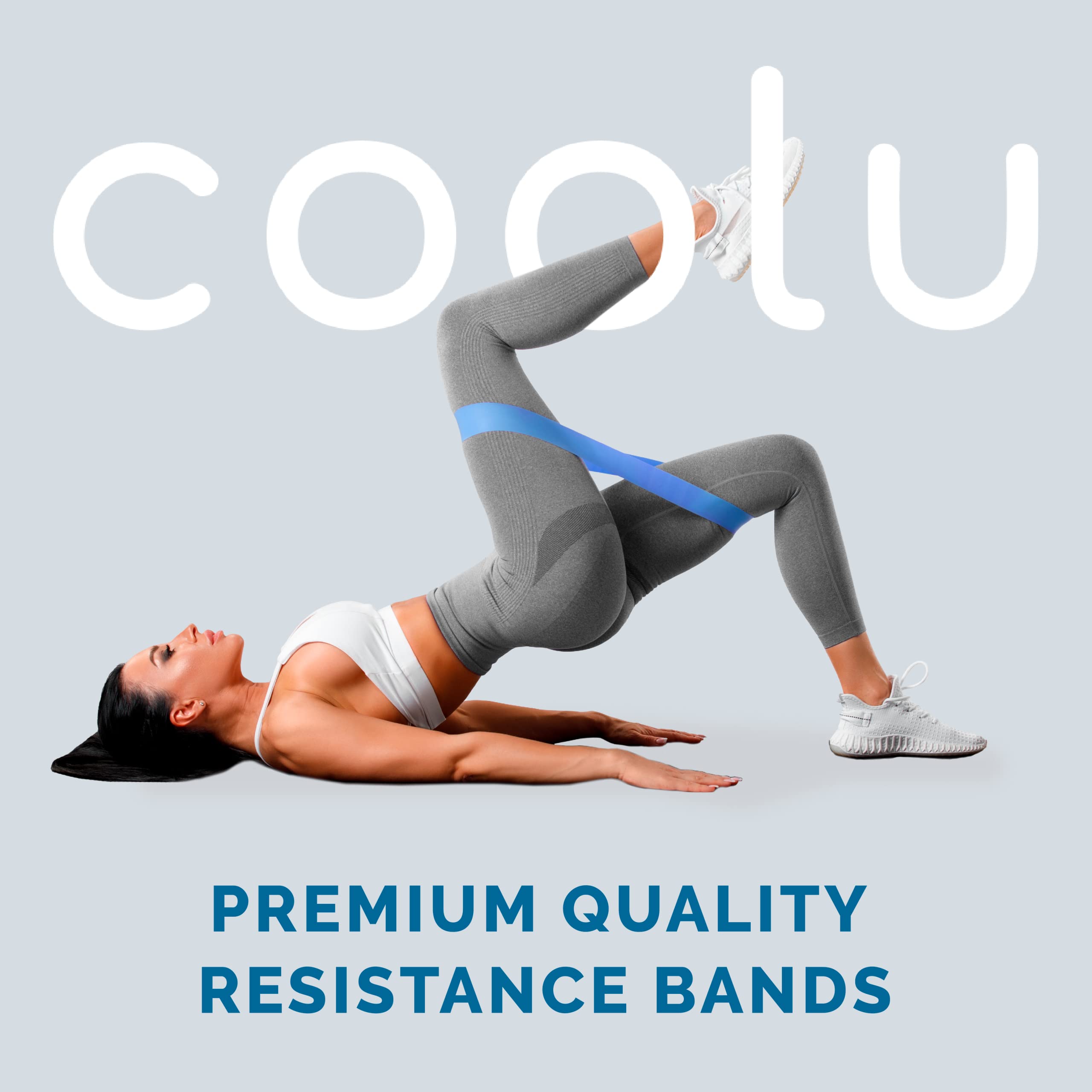 5-Piece Mini Resistance Loop Bands Set for Home Workout, Gym Training, Yoga & Physical Therapy - Portable Exercise Bands for Women & Men with Carry Bag - Perfect for Strength Training, Rehabilitation & Fitness Routines