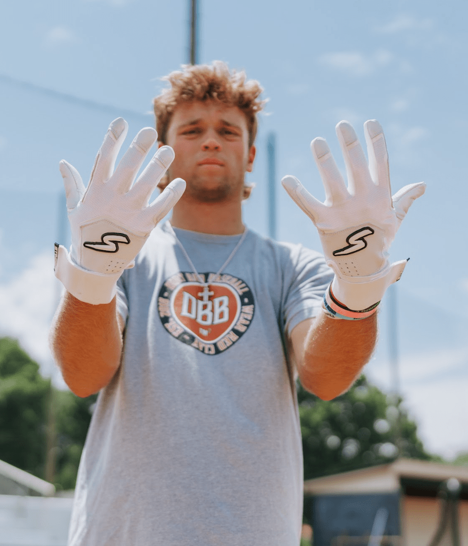 Premium Winder Series Batting Gloves - White Out Baseball & Softball Gloves for Hitting, Training & Games - Breathable & Durable Batting Gloves for Men & Women