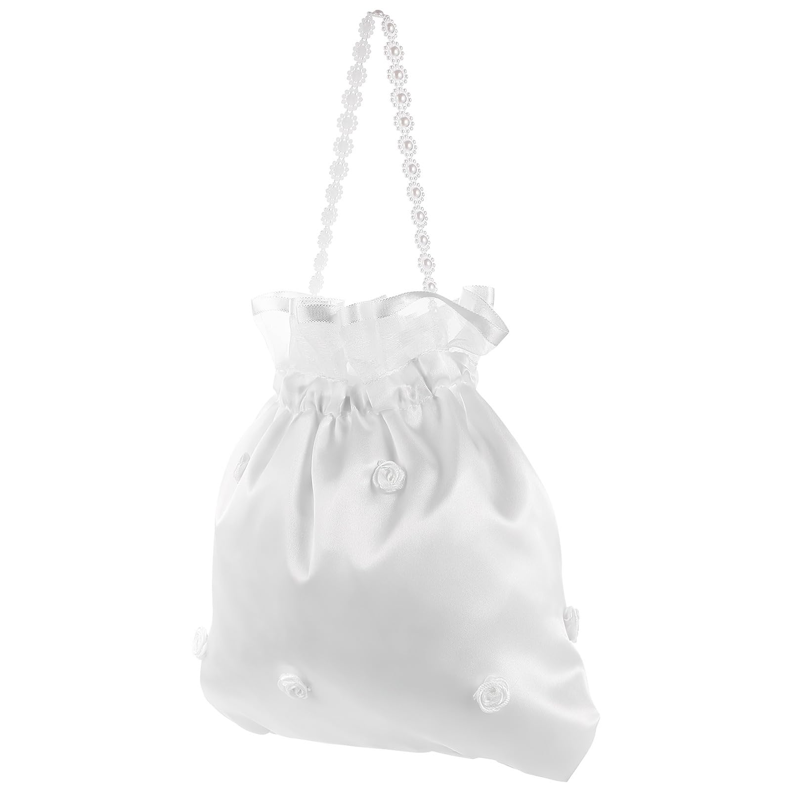 Balacoo Large Wedding Money Tote Bag - Elegant Bridal Dolly Bag for Money Dance, Cash Gifts & Reception | Perfect for Wedding Celebrations, Bridal Showers & Special Events