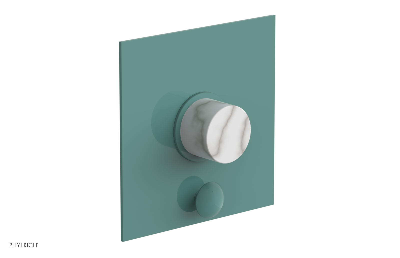 Premium BASIC II Pressure Balance Shower Plate with Diverter & Handle Trim Set - 4 Inch Chrome Finish for Bathroom Renovation | Perfect for Modern Home & Spa Experience