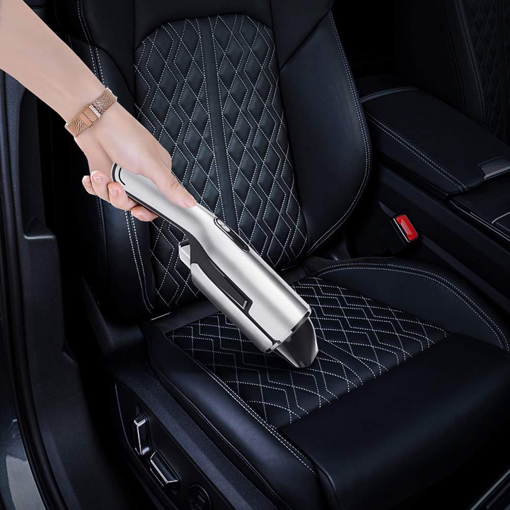 TEmkin Cordless Handheld Vacuum Cleaner - 5000Pa Strong Suction Wet/Dry Vacuum, 5200mAh Rechargeable Battery (30 Mins Runtime) for Car, Home, Pet Hair & Office Cleaning | Perfect for Car Detailing, Pet Hair Removal & Quick Home Cleanups
