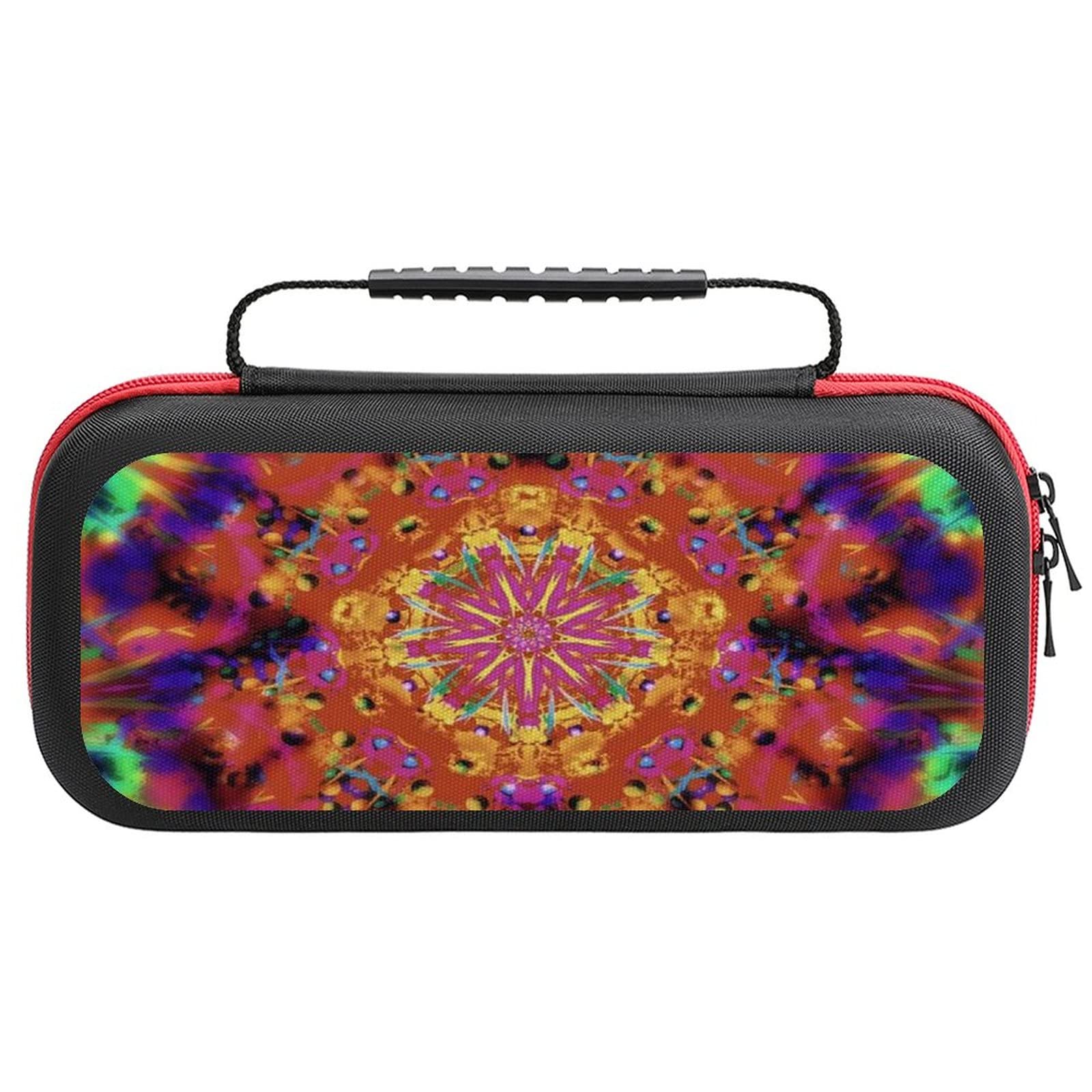 FunnyStar Amazing Dream Mandala Carrying Case for Nintendo Switch - Protective Shell Storage Handbag with Pouch - Perfect for Travel, Gaming Parties & On-the-Go Protection