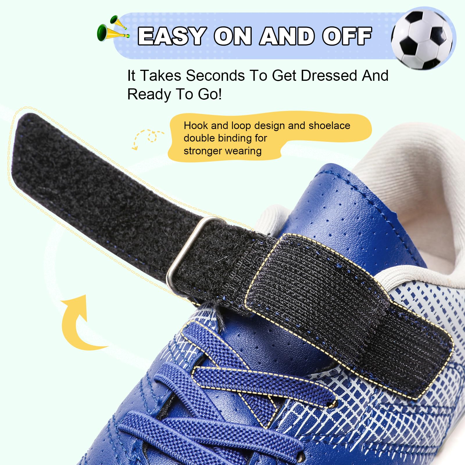 **Best Kids Soccer Cleats for Boys & Girls - Youth Football Shoes for Outdoor & Firm Ground (Little Kid/Big Kid) - Perfect for Training, Matches & Sports Activities**