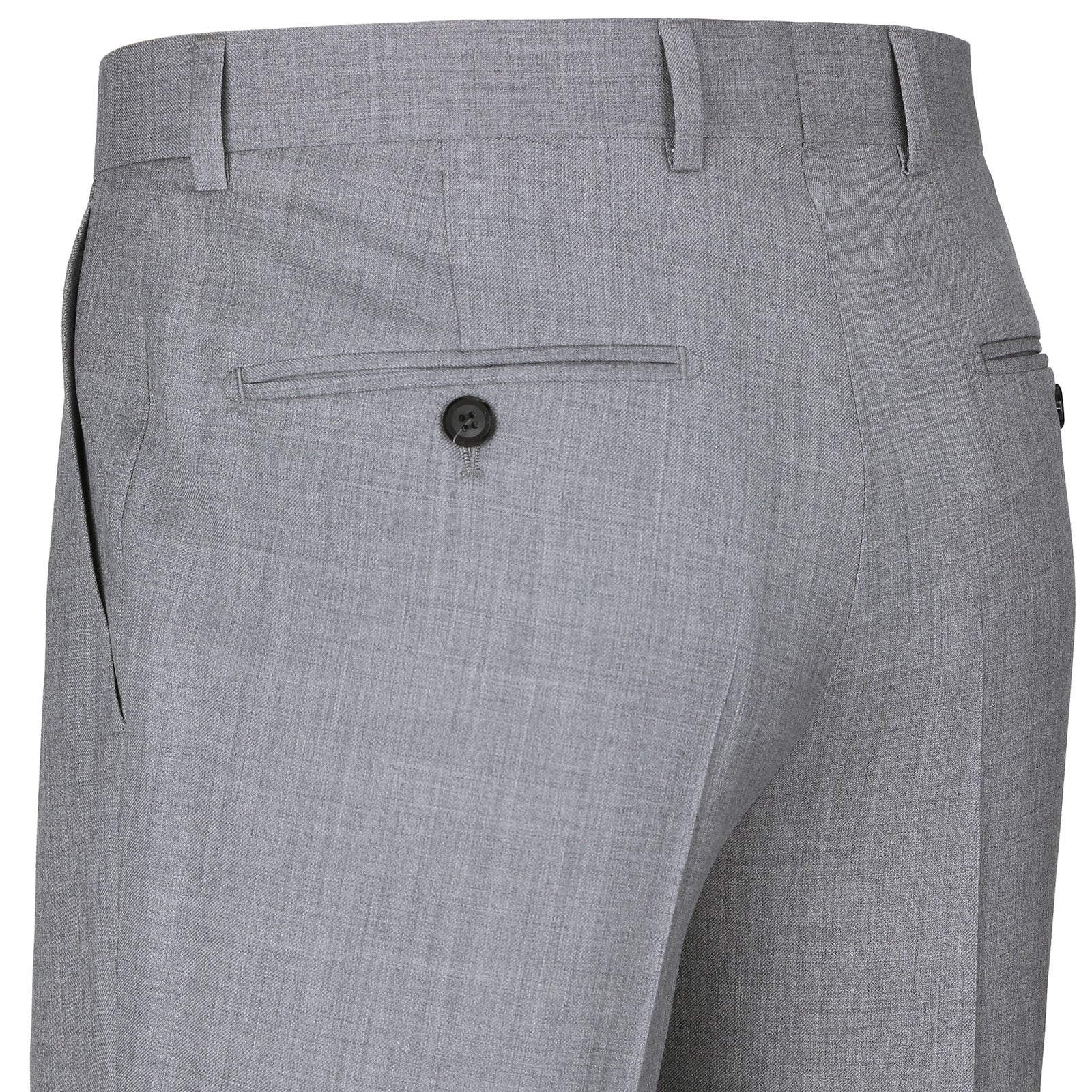 Alessandro Vitello by Renoir Grey 2-Piece Classic Fit Notch Lapel Wool Suit 508 5 | Premium Business Attire for Weddings, Office & Formal Events