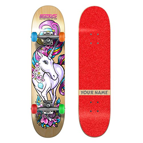 Red Grip Tape / Multi-Color Wheels