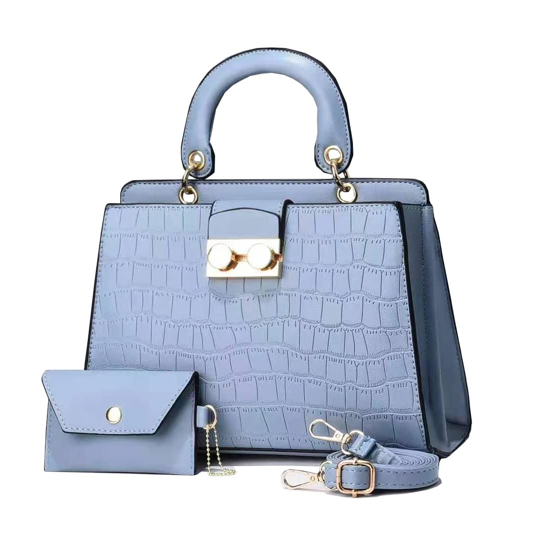 JHVYF Women's Classic Top Handle Handbag - Crossbody Casual Purse Satchel Tote Bag for Work, Travel & Everyday Use
