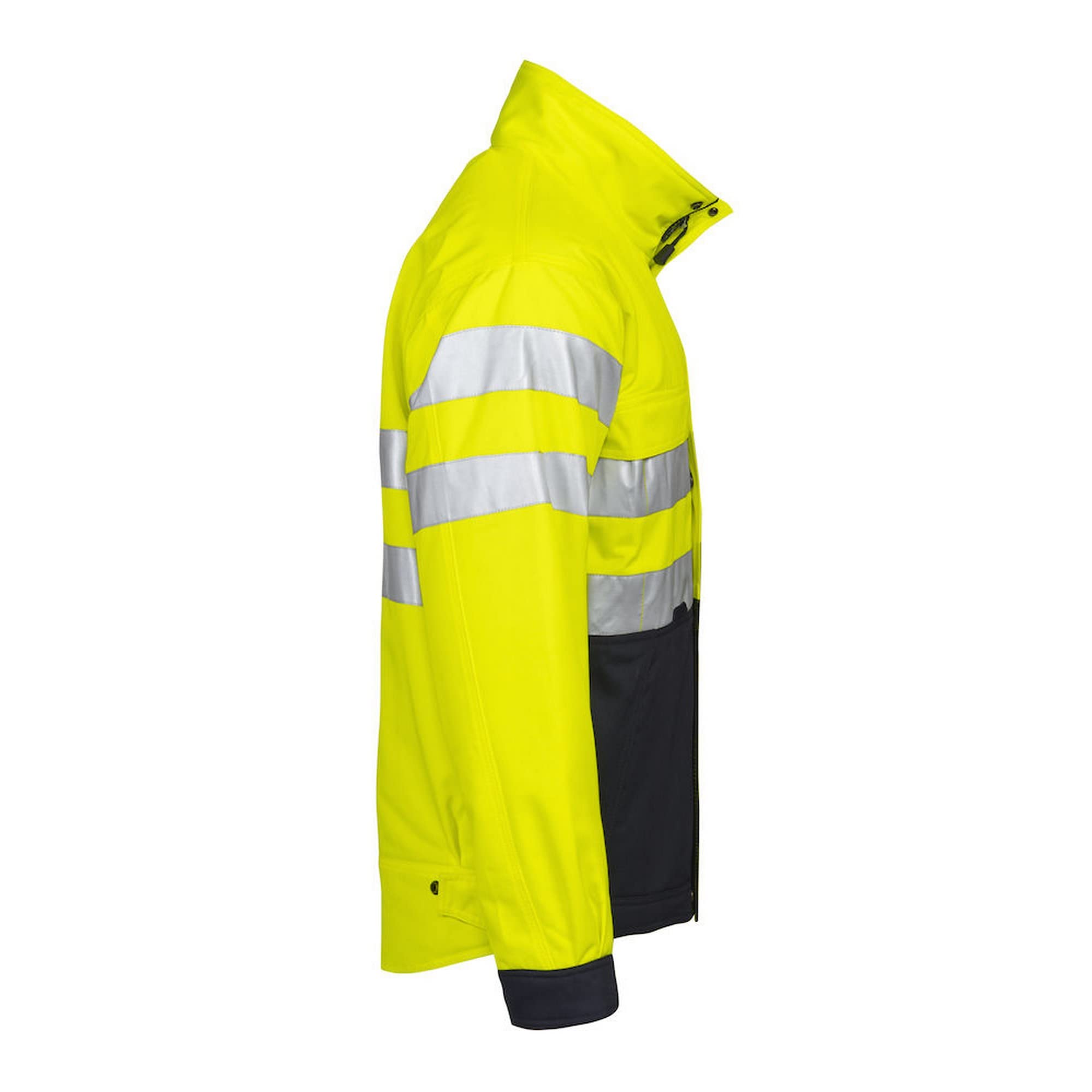 Men's Reflective Running Jacket - High Visibility Safety Windbreaker for Night Jogging, Cycling & Outdoor Activities